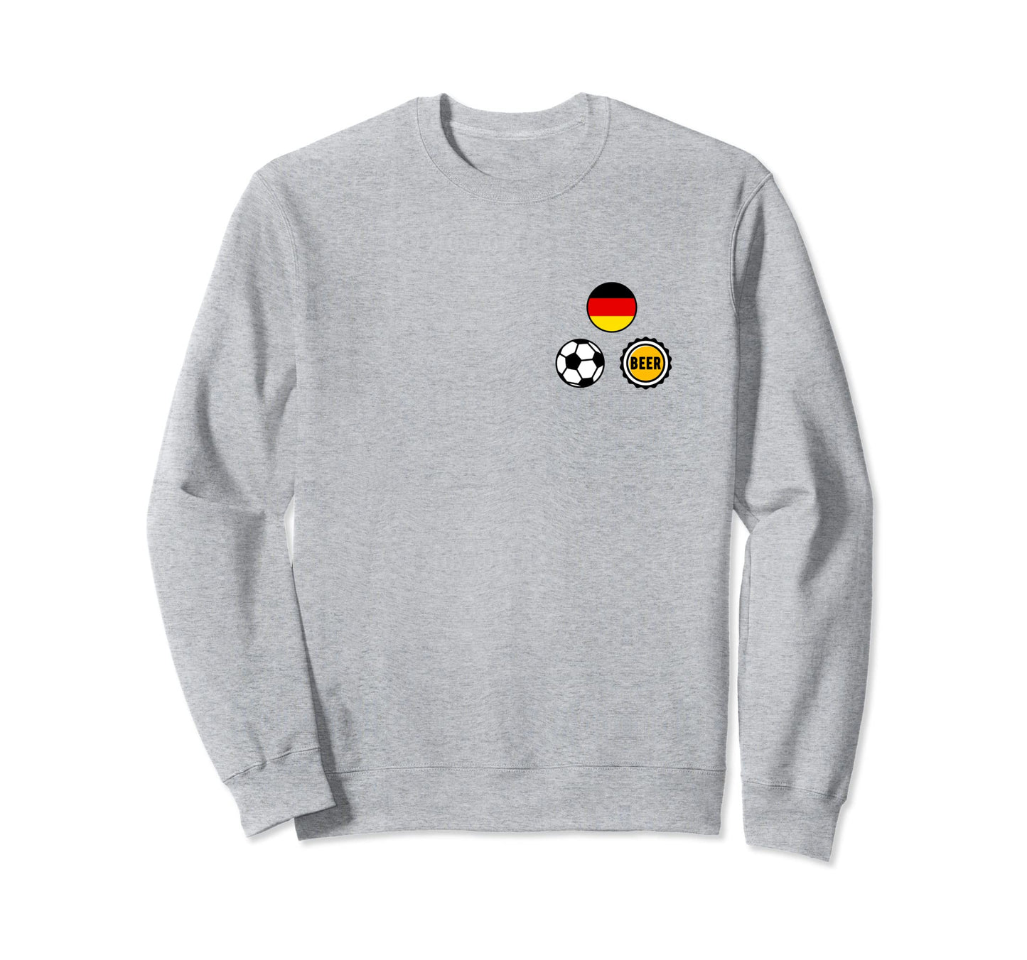 Germany Flag Soccer Beer Pocket Sweatshirt - Fun Novelty Design Men Women - T-Shirt, Sweatshirt, Hoodie