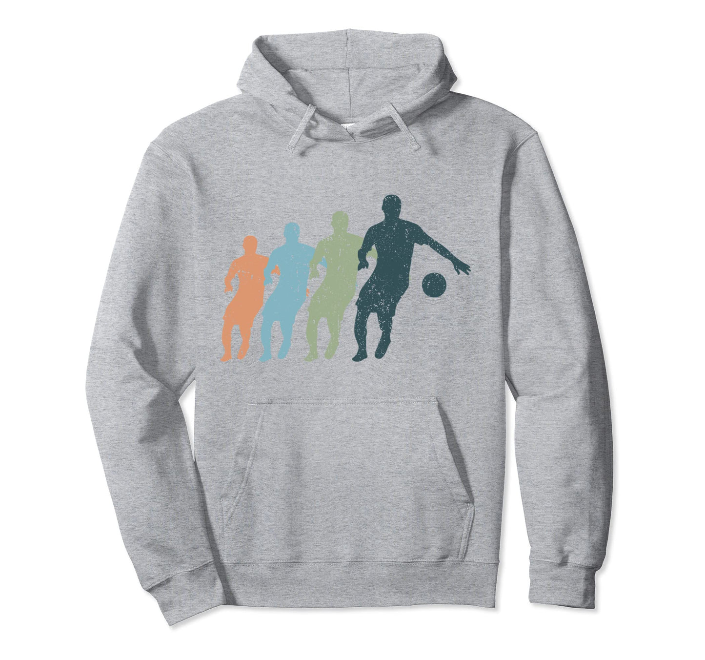 Sports Mom Dad Silhouette Soccer Hoodie - Novelty Apparel Men Women - T-Shirt, Sweatshirt, Hoodie