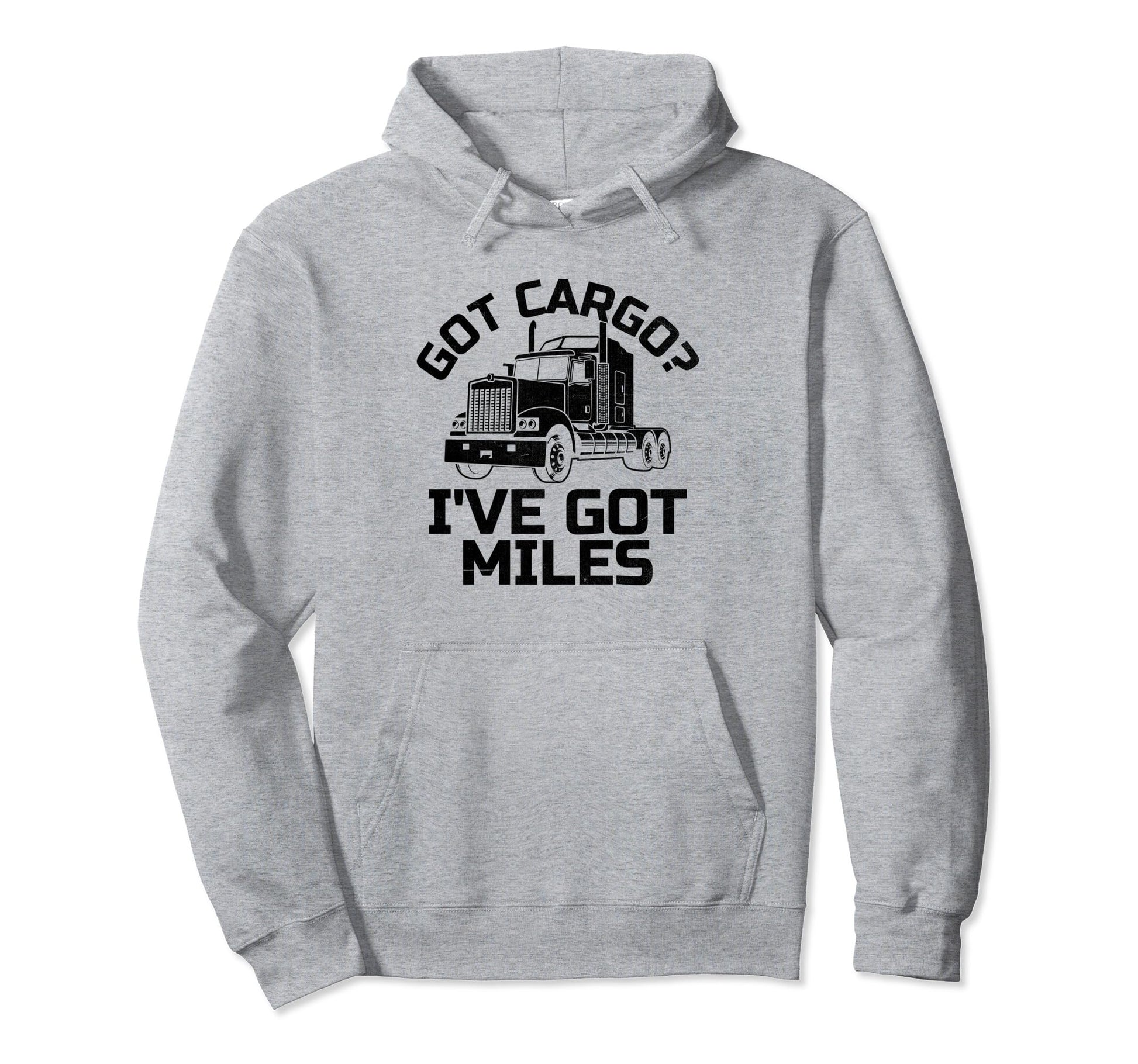 Trucker Driving Dad Trucker Father Hoodie - Fun Novelty Design for Adults - T-Shirt, Sweatshirt, Hoodie