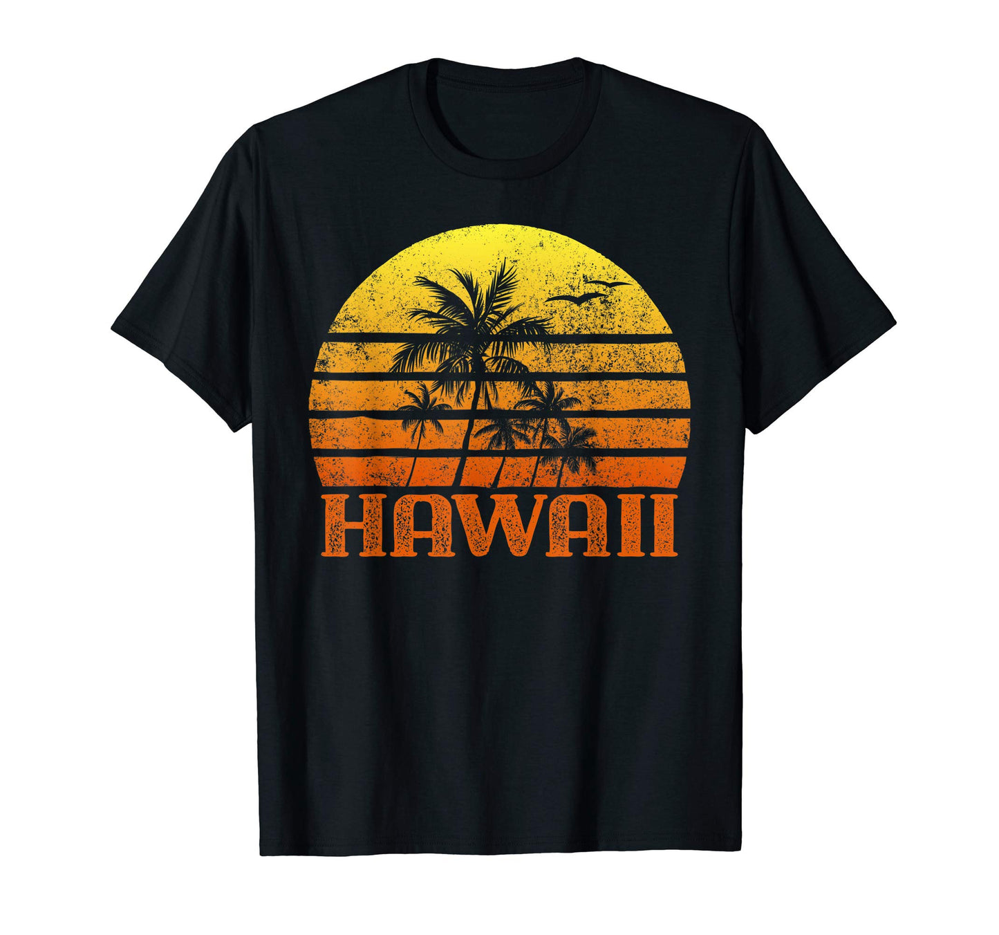 Beach Vacation Hawaii Hi Sunset T-Shirt - Minimalist Print for Adults - T-Shirt, Sweatshirt, Hoodie