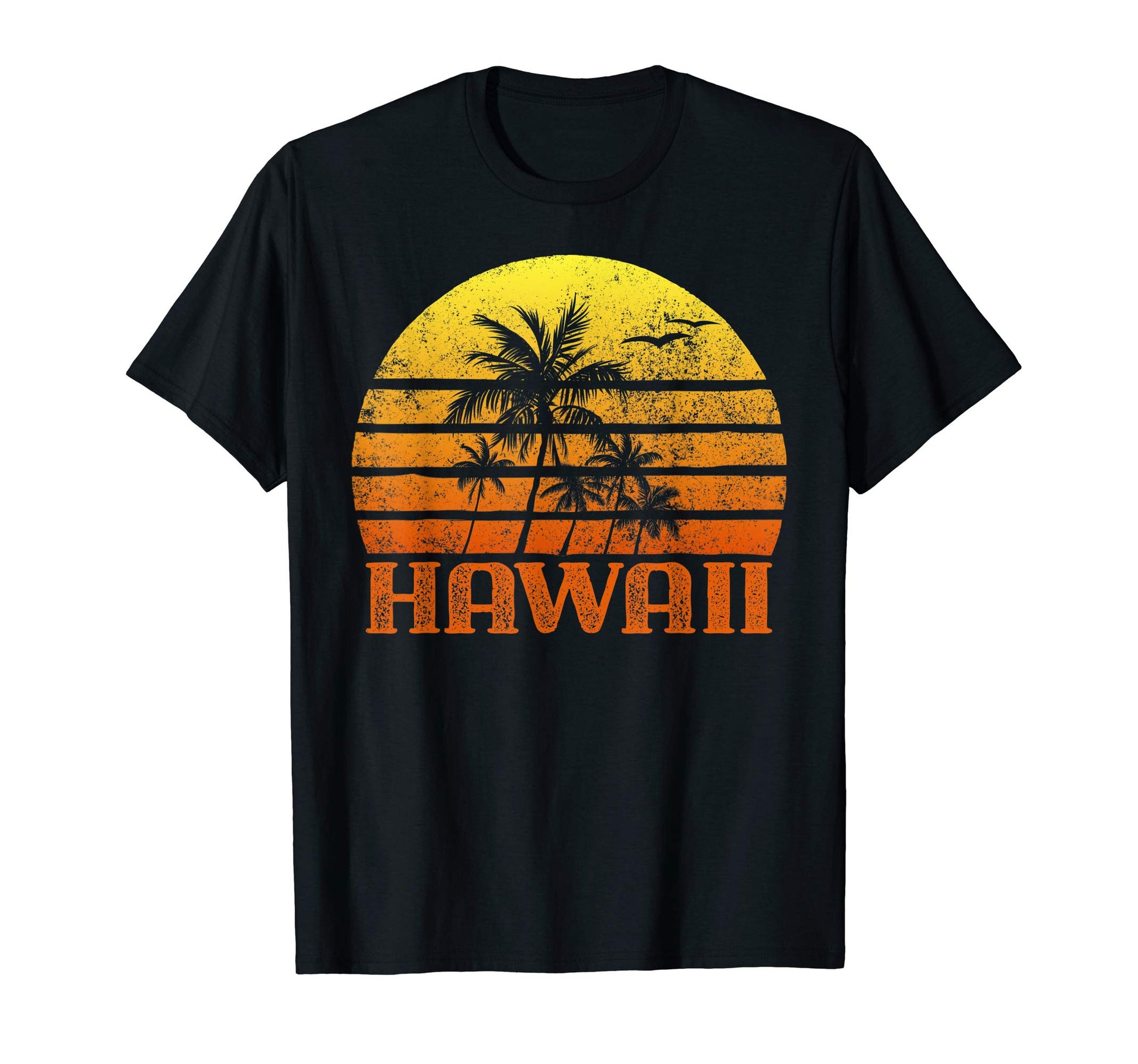 Beach Vacation Hawaii Hi Sunset T-Shirt - Minimalist Print for Adults - T-Shirt, Sweatshirt, Hoodie