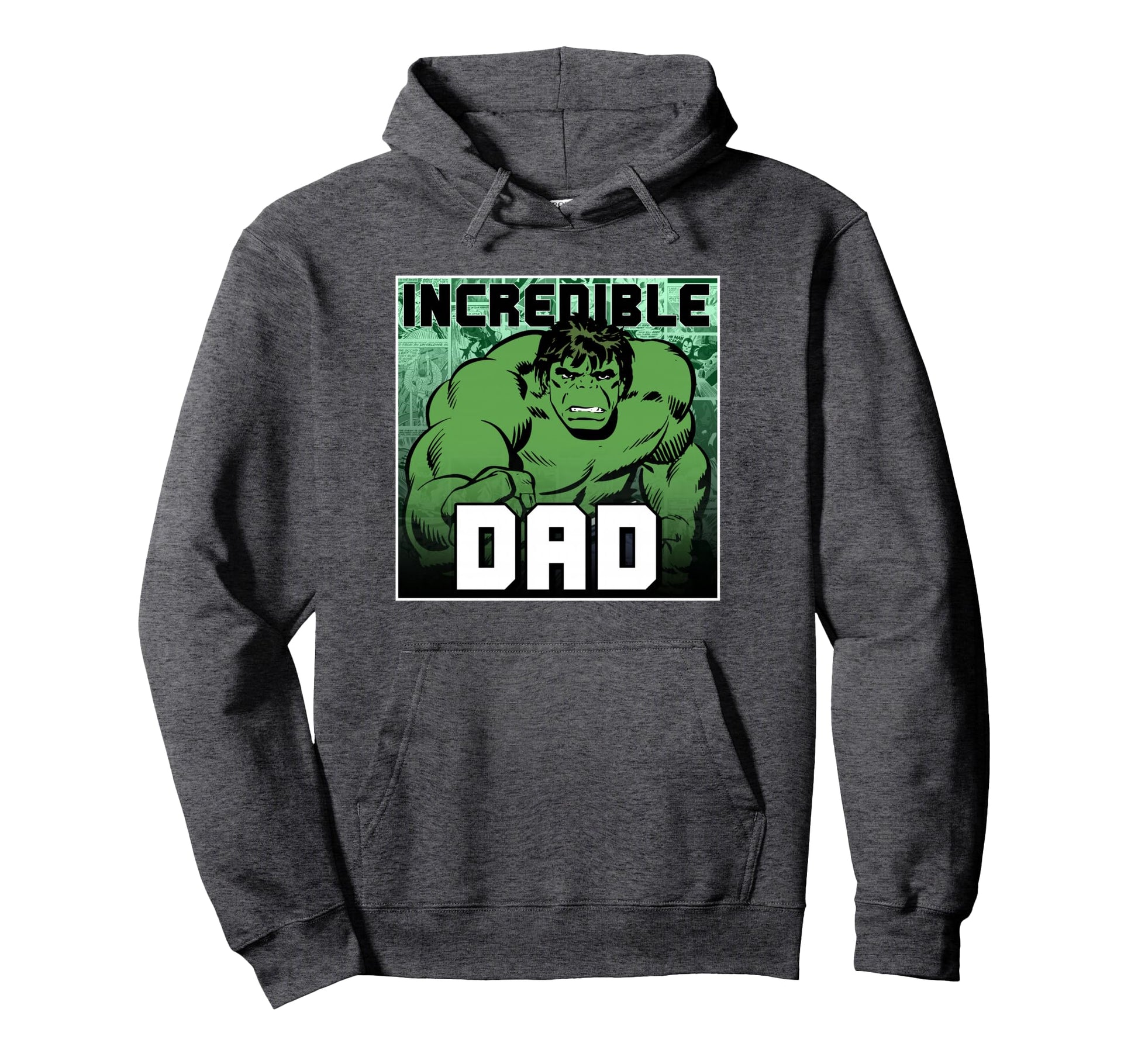 Marvel Comics Avengers Fathers Day Hulk Hoodie - Unique Graphic Unisex - T-Shirt, Sweatshirt, Hoodie