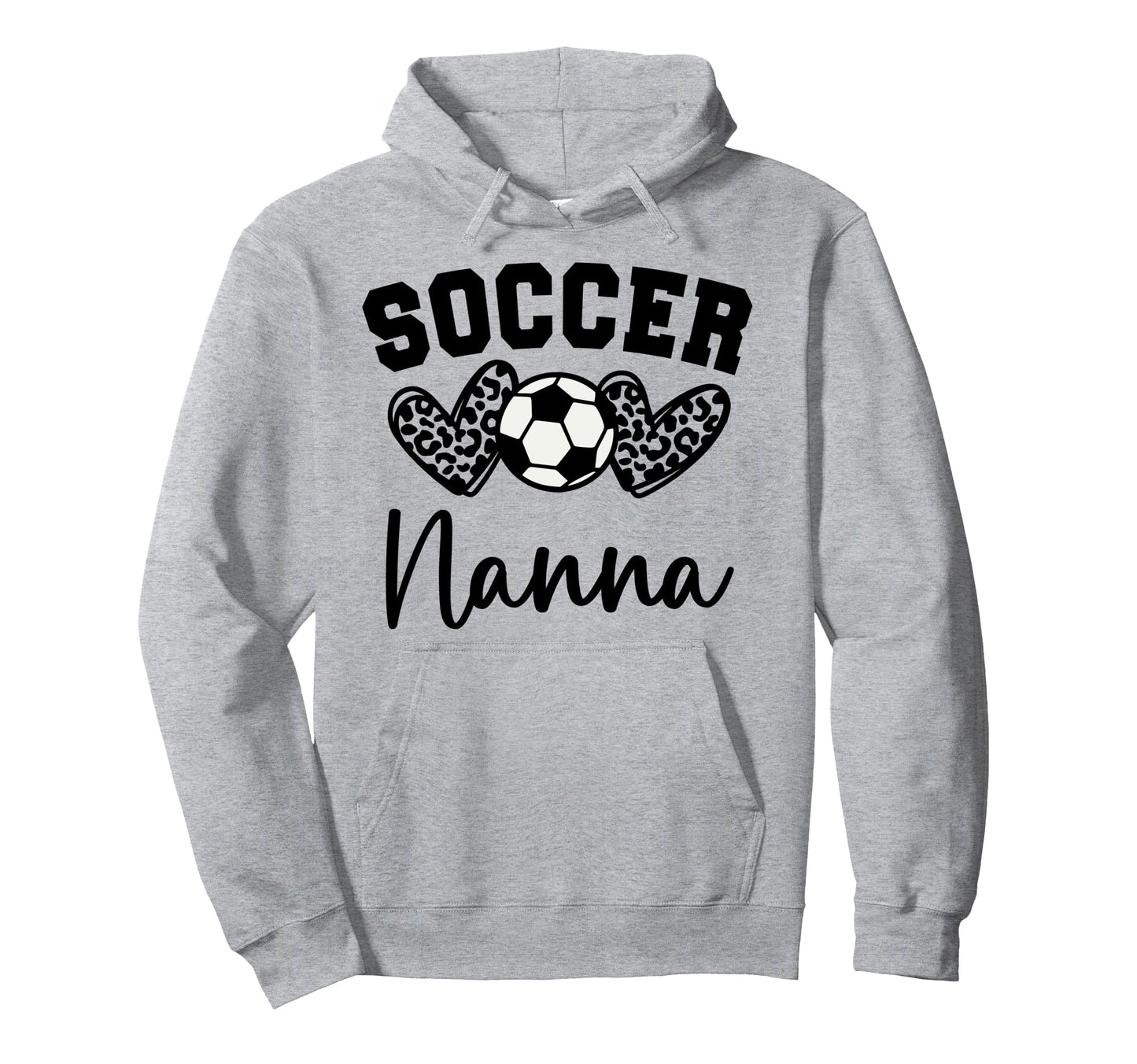 Soccer Nanna Matching Family Soccer Hoodie - Novelty Apparel for Adults - T-Shirt, Sweatshirt, Hoodie