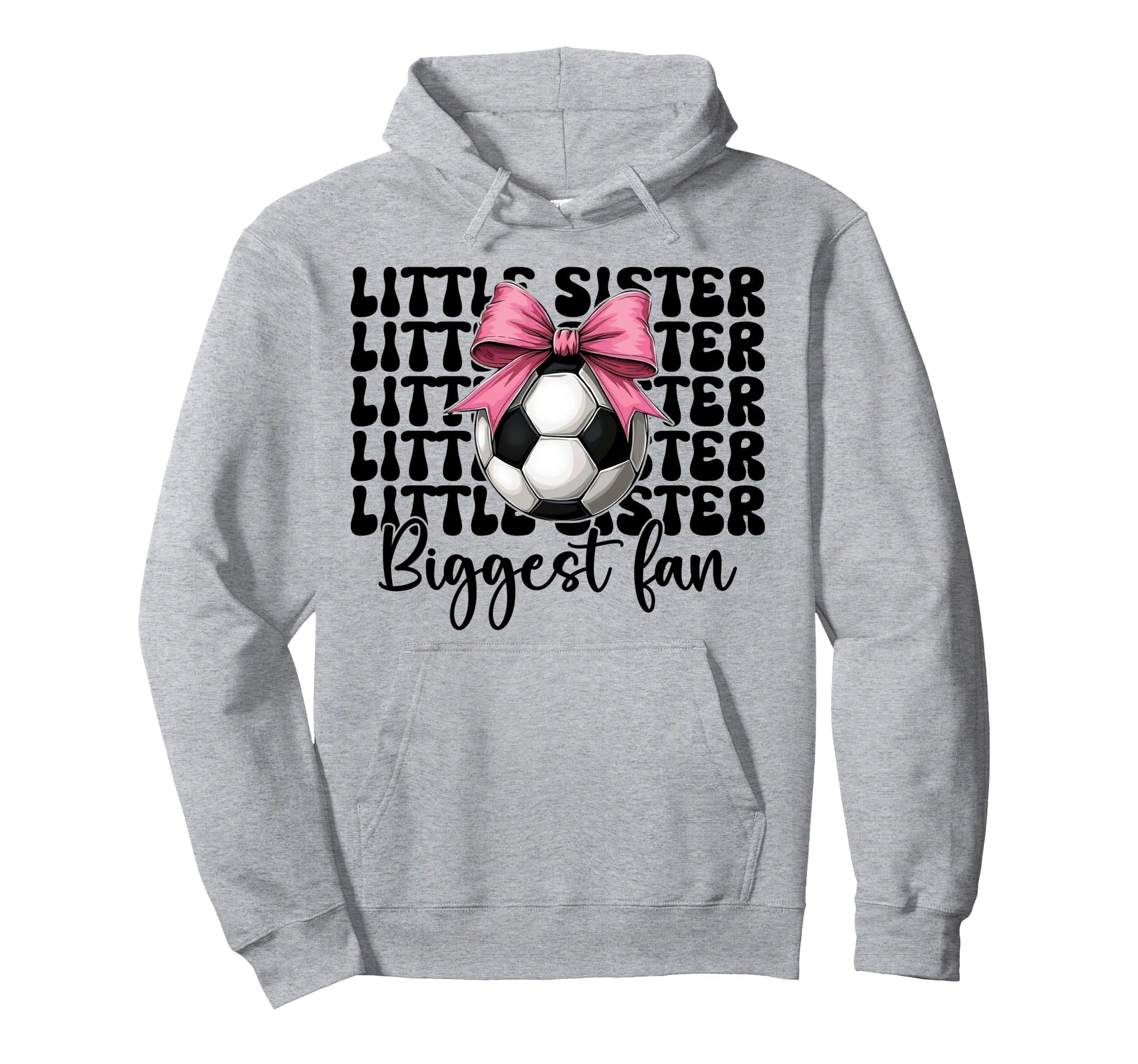 Soccer Sister Soccer Little Sister Hoodie - Custom Art Print Unisex - T-Shirt, Sweatshirt, Hoodie
