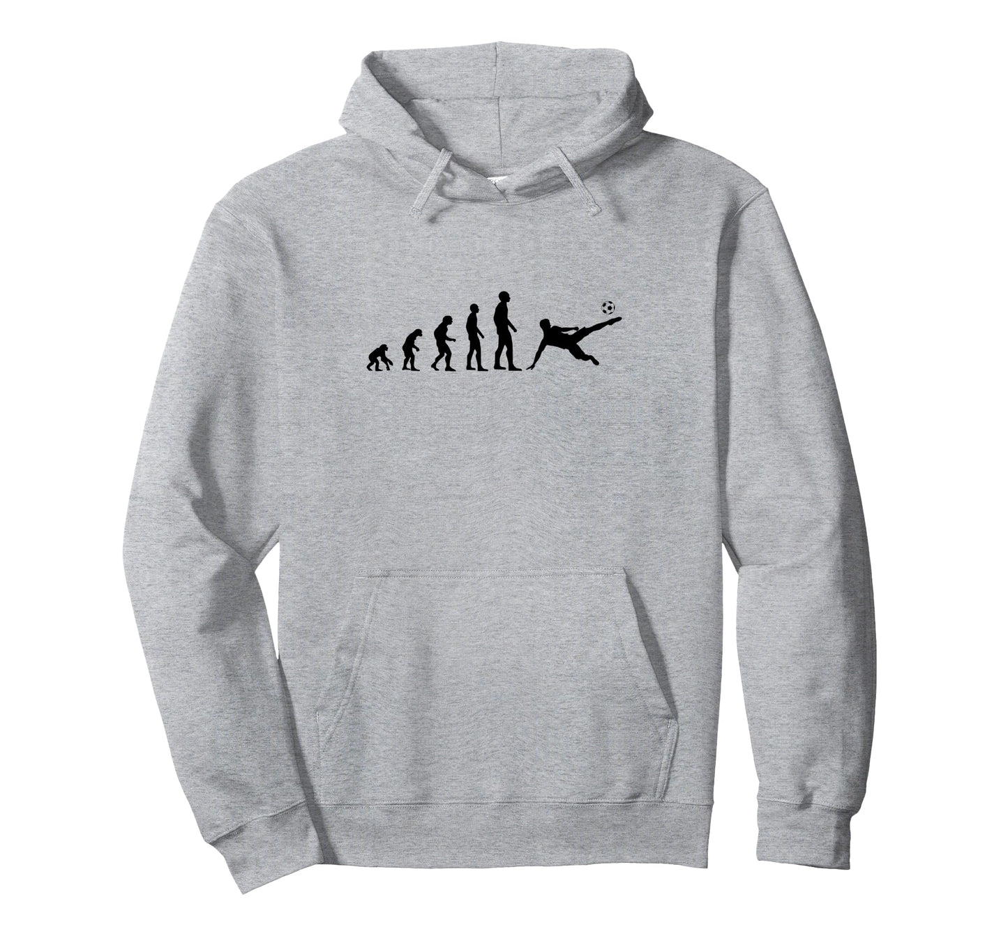 Evolution Football Funny Gift Soccer Hoodie - Graphic Print for Adults - T-Shirt, Sweatshirt, Hoodie