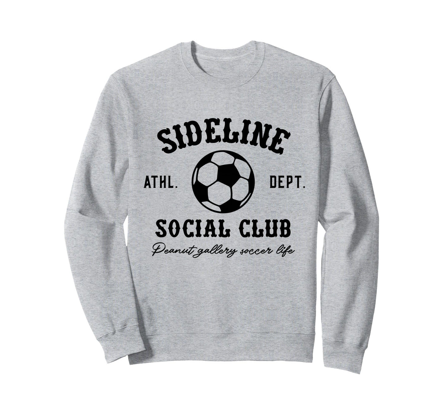 Sideline Social Club Soccer Matching Sweatshirt - Graphic Print Unisex - T-Shirt, Sweatshirt, Hoodie