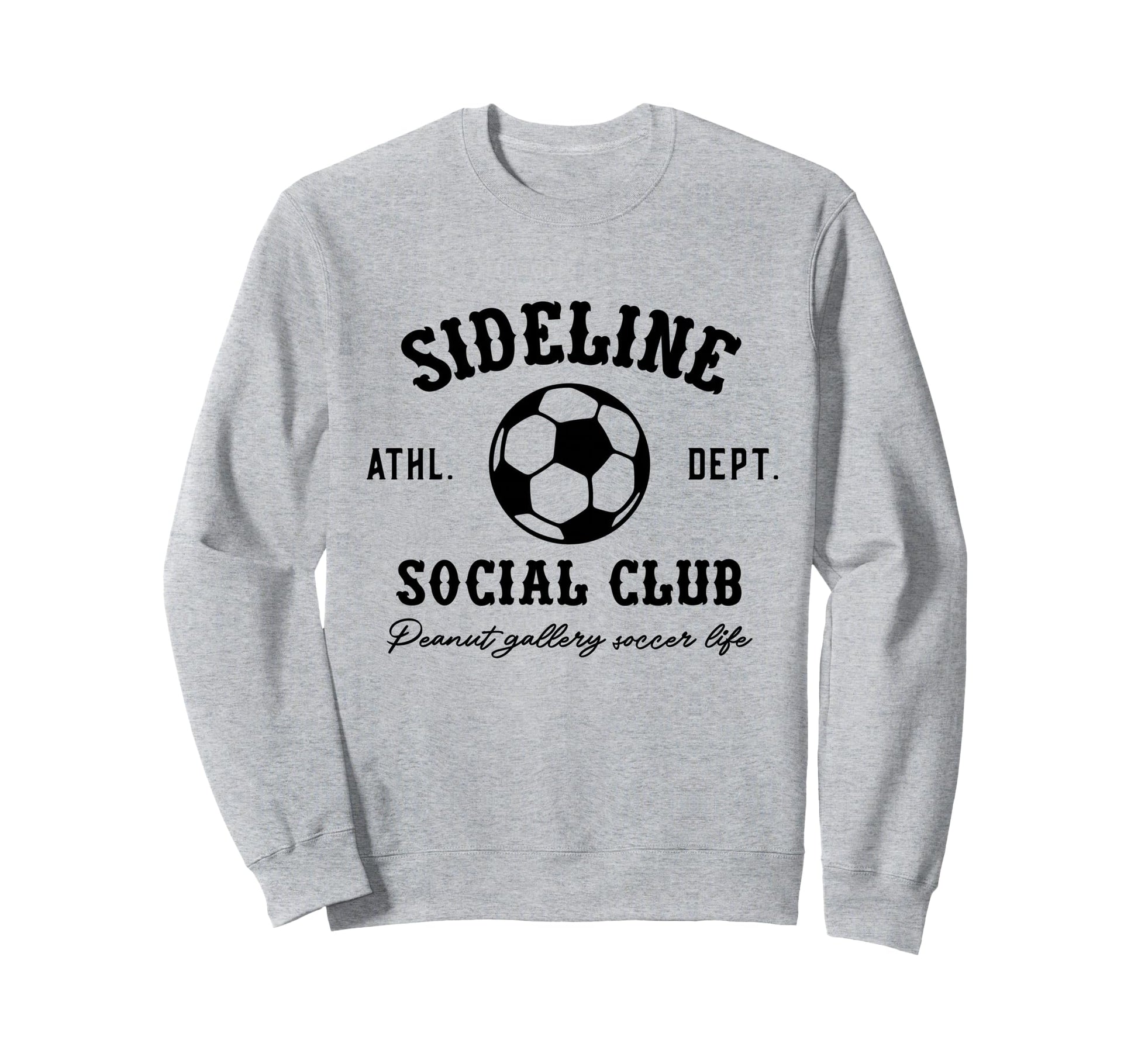 Sideline Social Club Soccer Matching Sweatshirt - Graphic Print Unisex - T-Shirt, Sweatshirt, Hoodie