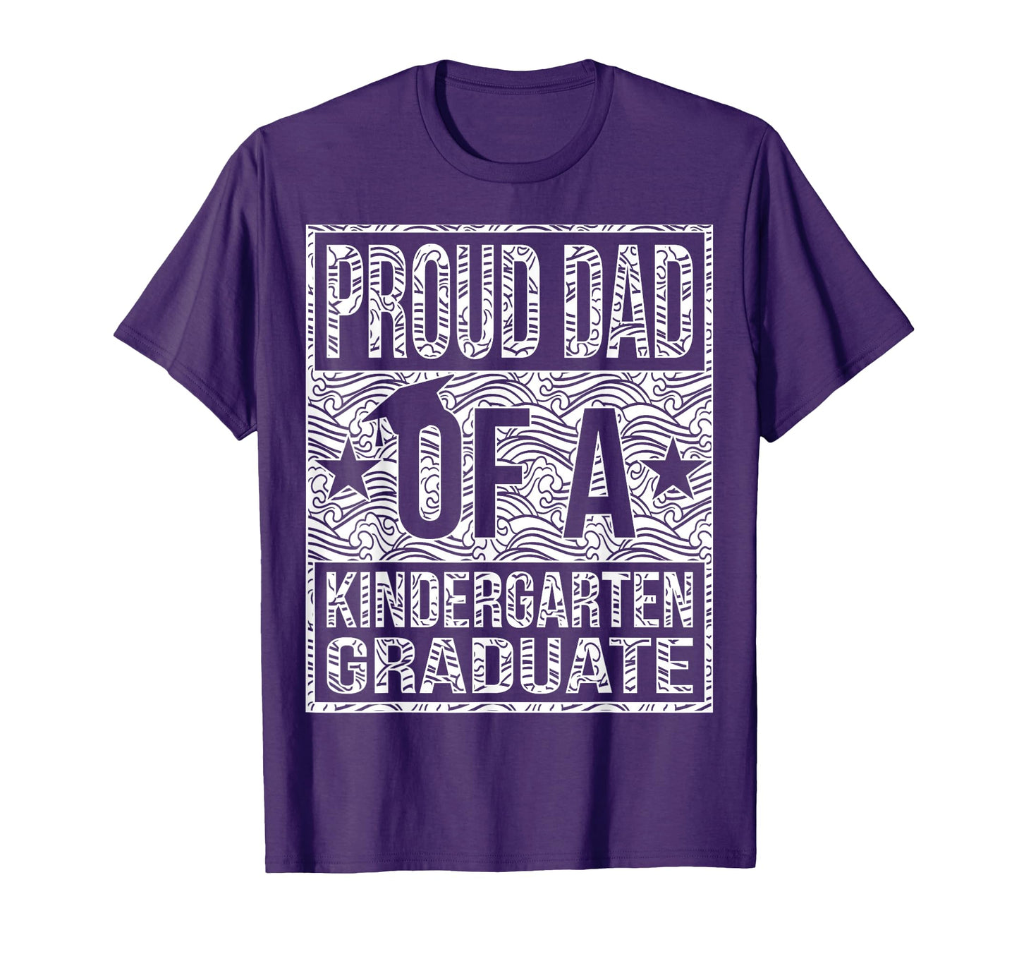 Proud Dad Kindergarten Graduate T-Shirt - Custom Art Print for Adults - T-Shirt, Sweatshirt, Hoodie
