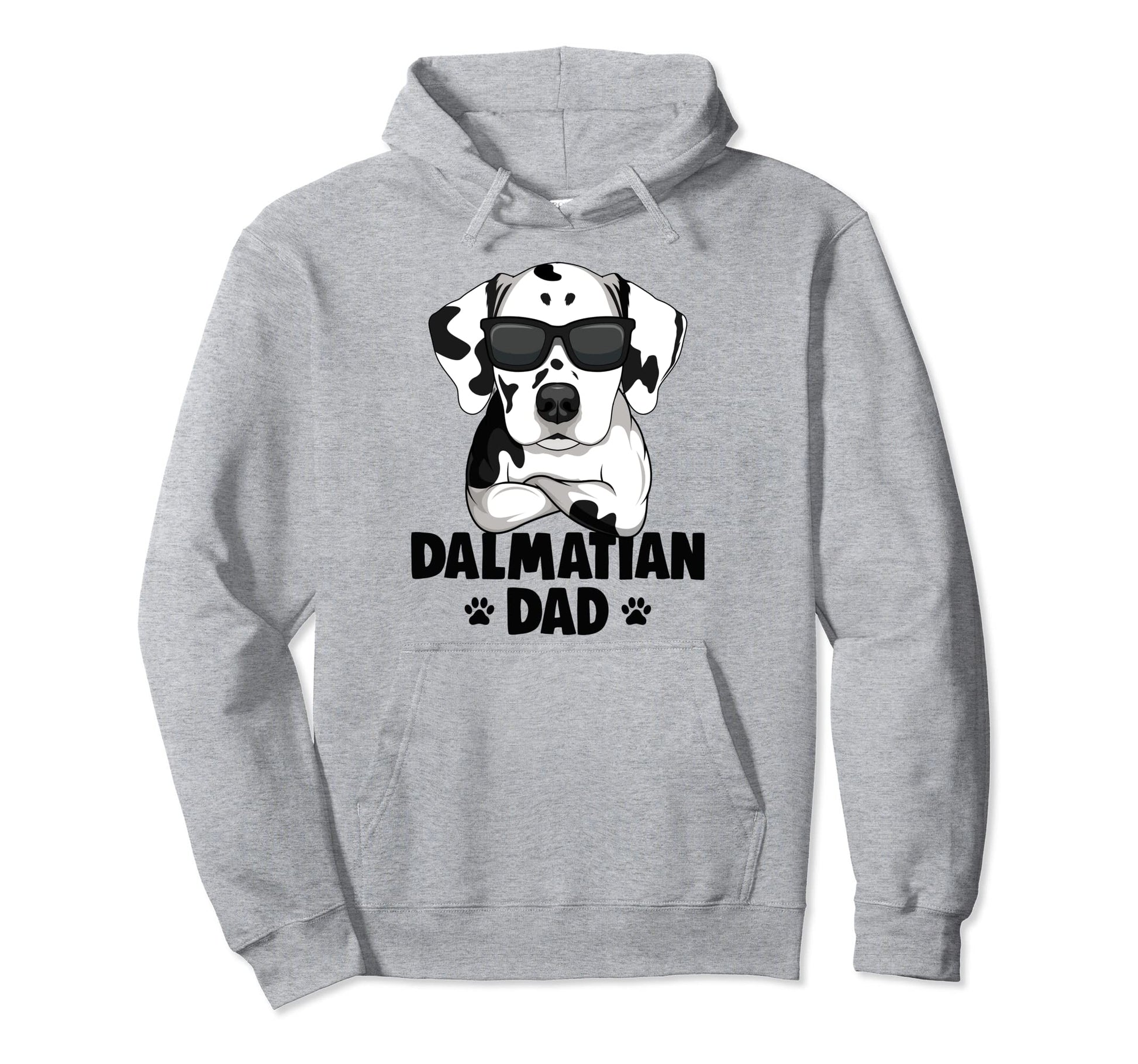 Dalmatian Dog Dad Hoodie - Casual Everyday Wear Unisex - T-Shirt, Sweatshirt, Hoodie