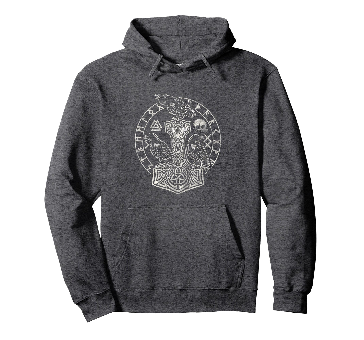 Viking Norse Mjolnir Hammer Norse Hoodie - Casual Everyday Wear Unisex - T-Shirt, Sweatshirt, Hoodie