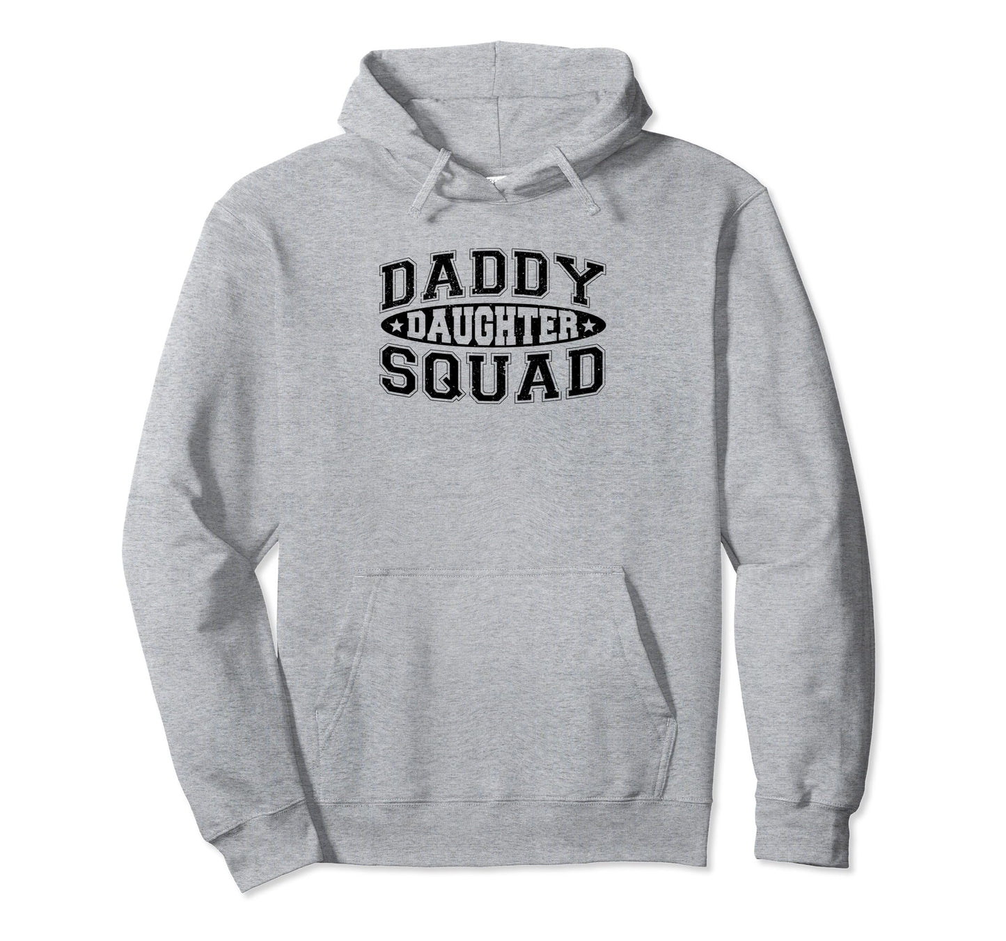 Daddy Daughter Squad Dad Matching Hoodie - Aesthetic Graphic Men Women - T-Shirt, Sweatshirt, Hoodie