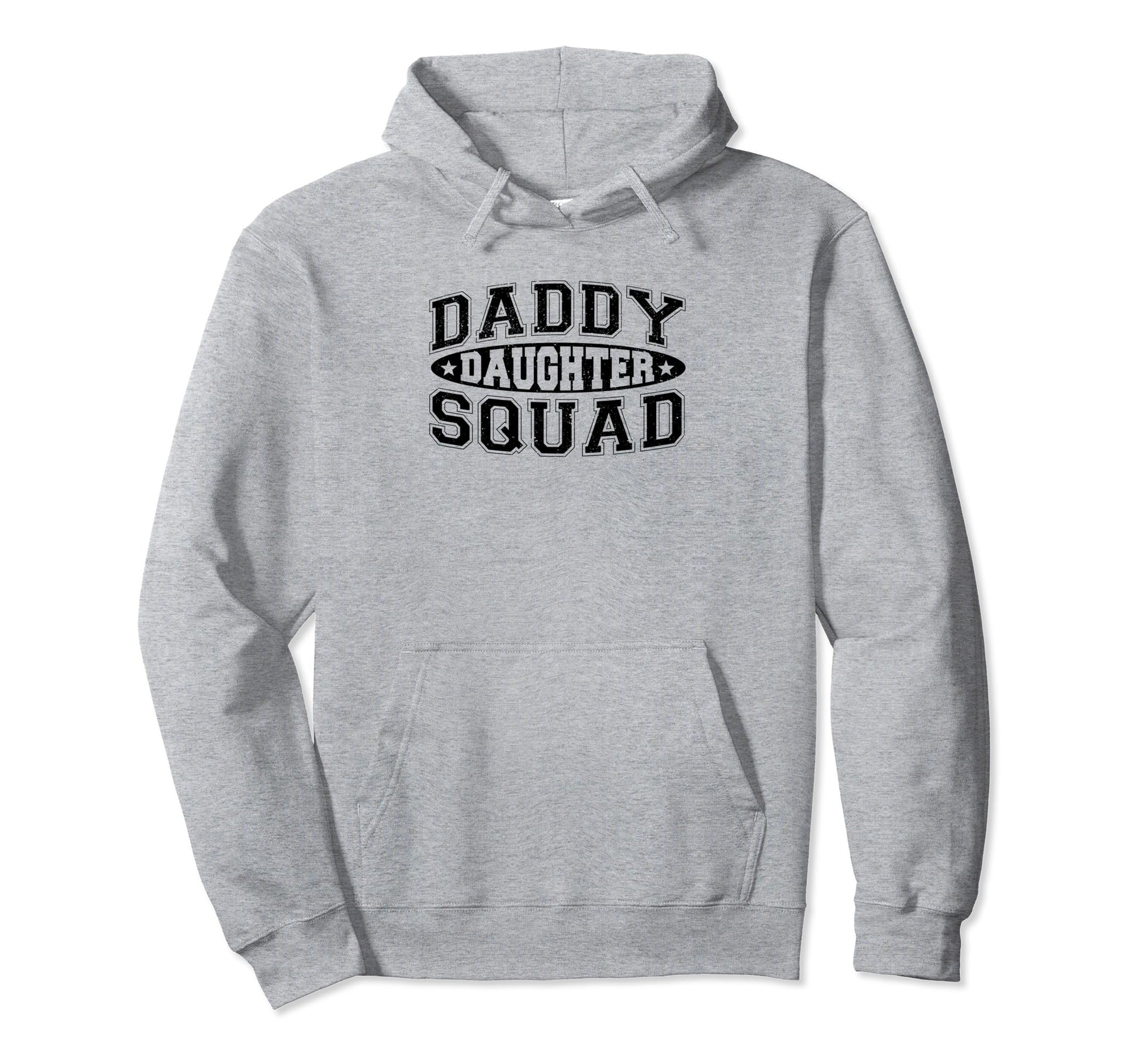 Daddy Daughter Squad Dad Matching Hoodie - Aesthetic Graphic Men Women - T-Shirt, Sweatshirt, Hoodie