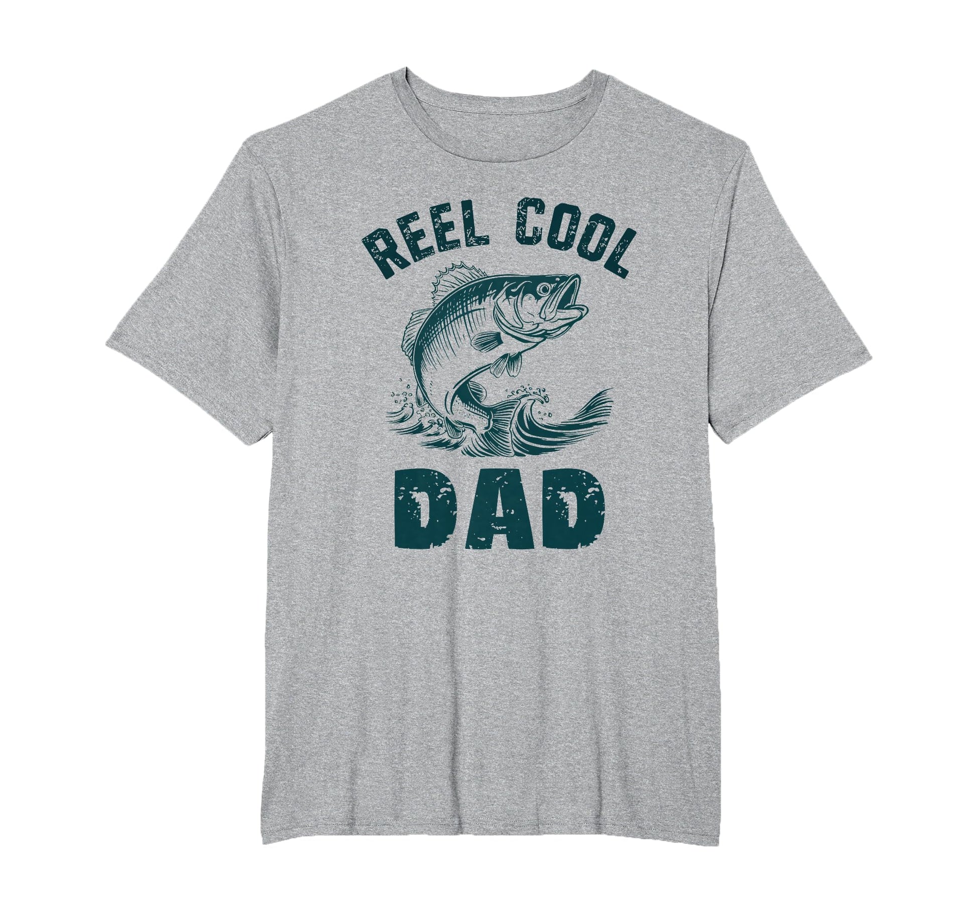 Reel Dad Fishing Grandpa T-Shirt - Casual Everyday Wear Unisex - T-Shirt, Sweatshirt, Hoodie