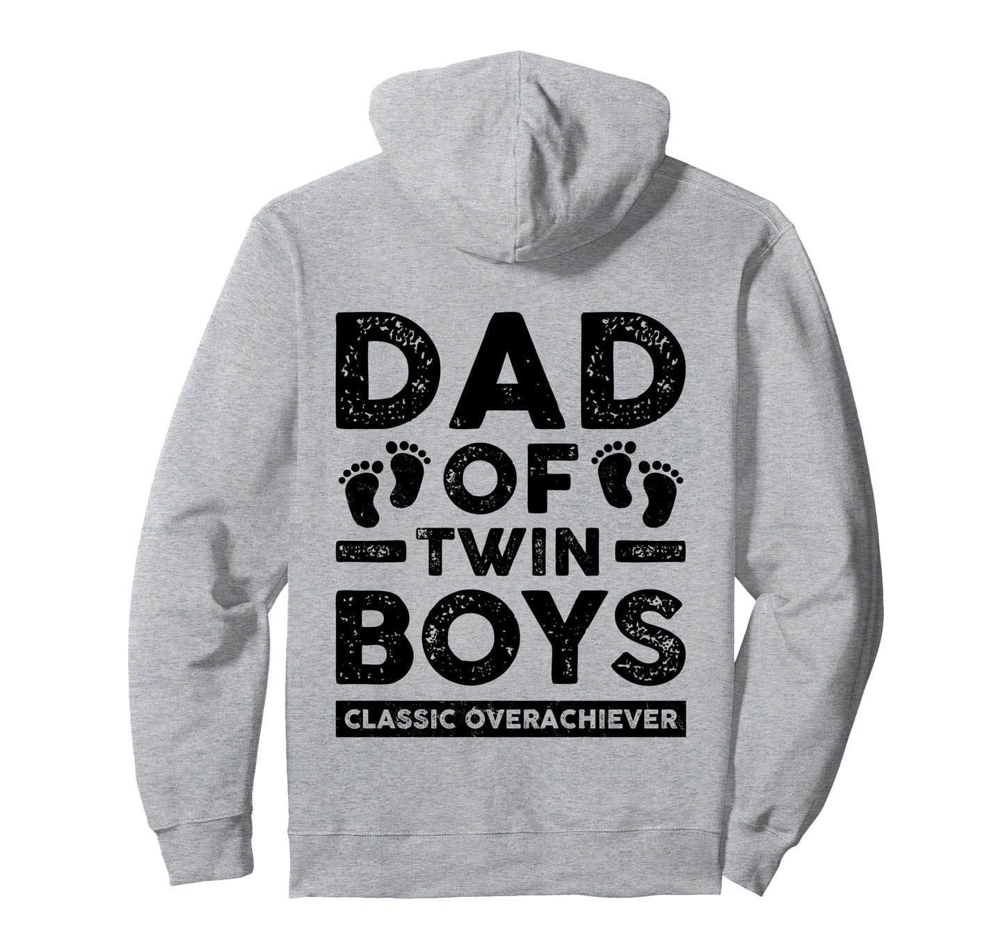 Dad Twin Overachiever Funny Twin Hoodie - Fun Novelty Design for Adults - T-Shirt, Sweatshirt, Hoodie