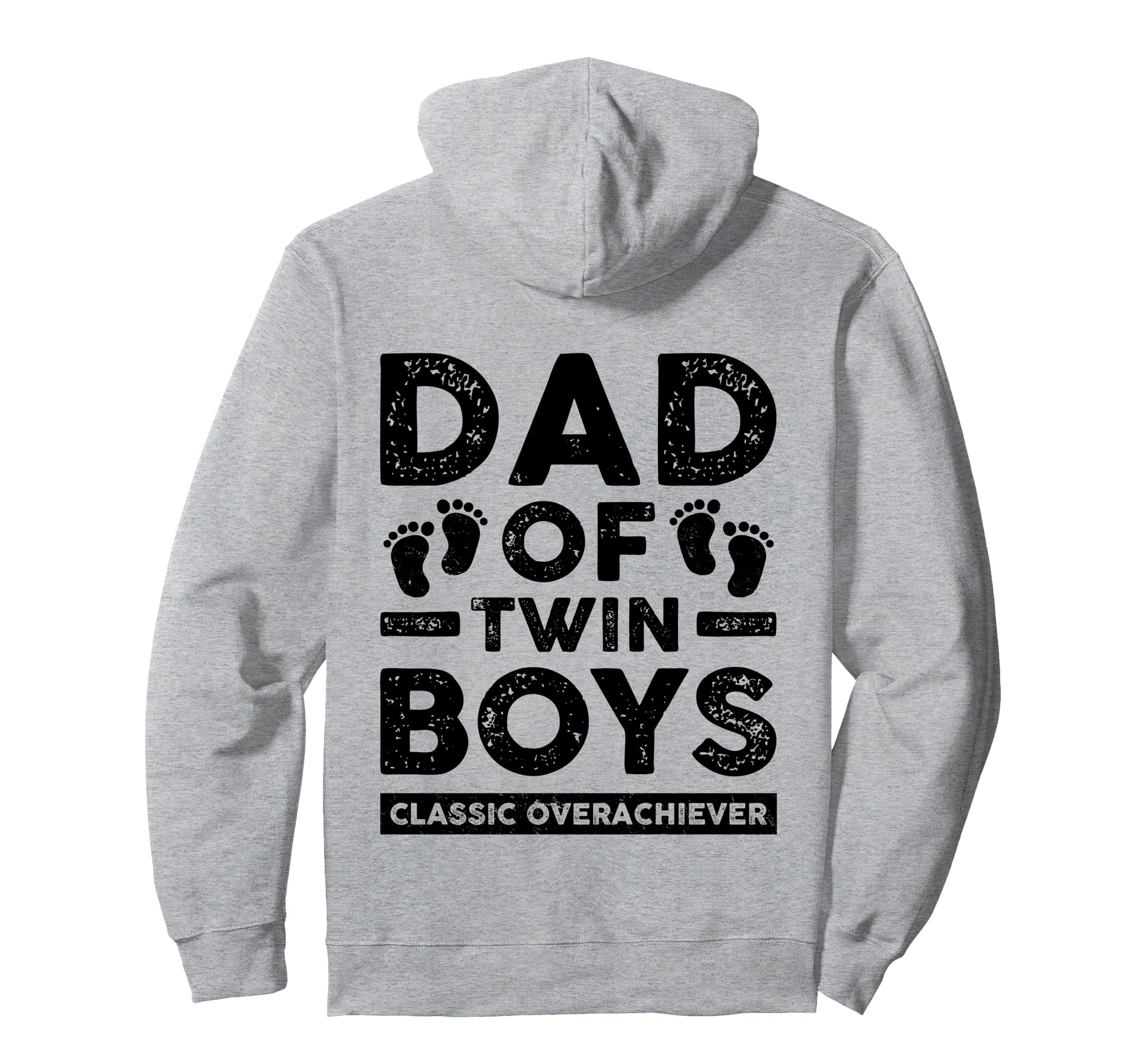 Dad Twin Overachiever Funny Twin Hoodie - Fun Novelty Design for Adults - T-Shirt, Sweatshirt, Hoodie