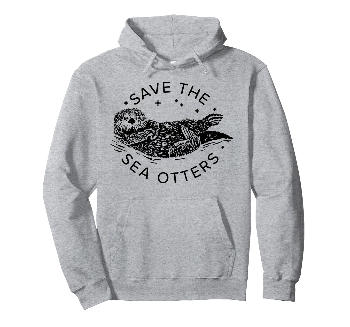 Save Sea Otters Hoodie - Trendy Graphic for Adults - T-Shirt, Sweatshirt, Hoodie