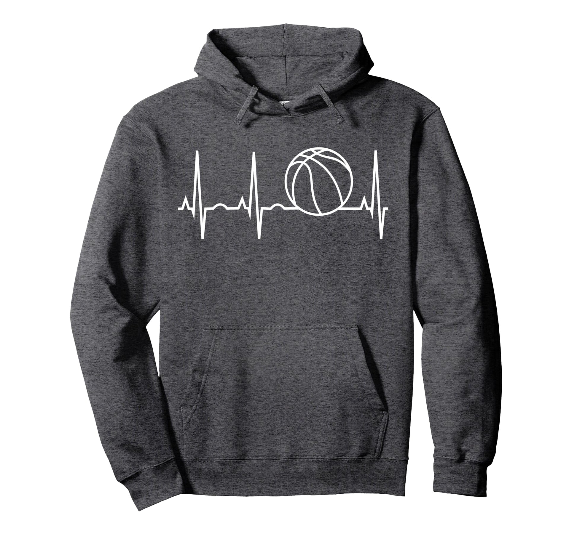 Basketball Basketball Heartbeat Sweatshirt - Streetwear Style for Adults - T-Shirt, Sweatshirt, Hoodie