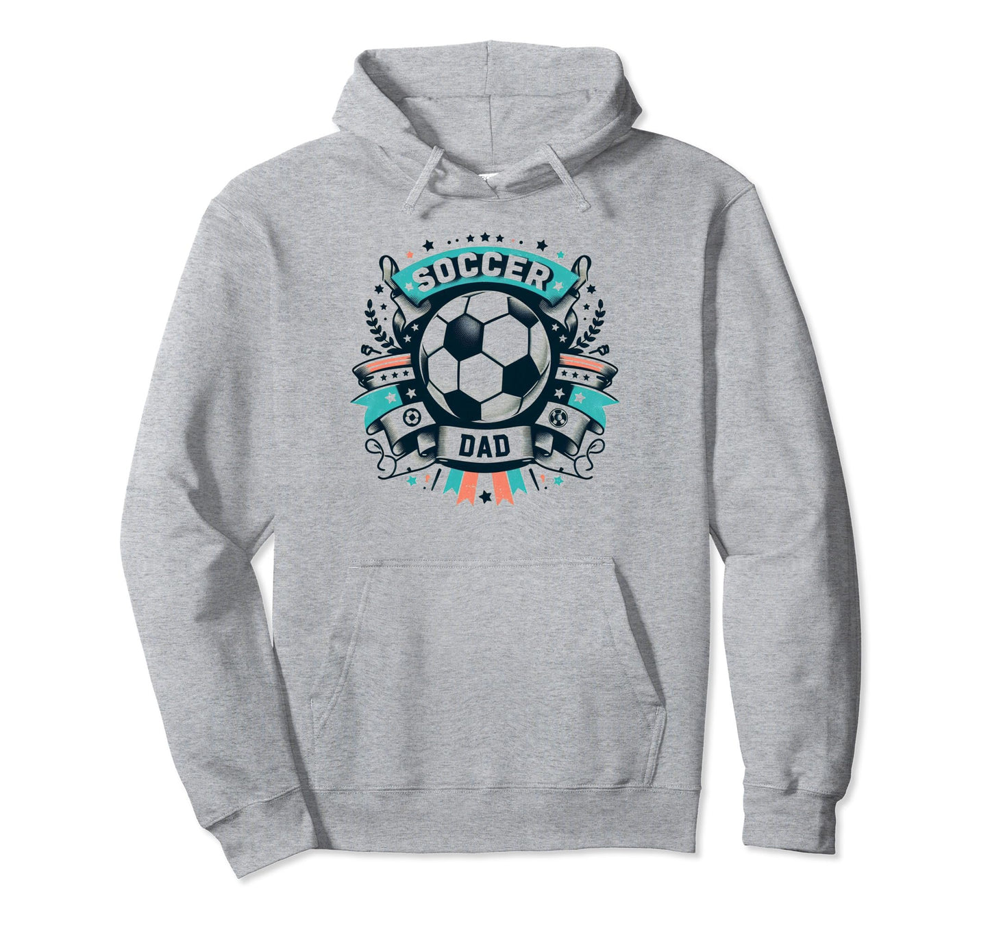 Soccer Dad Family Matching Dad Fathers Day Hoodie - Novelty Apparel Unisex - T-Shirt, Sweatshirt, Hoodie