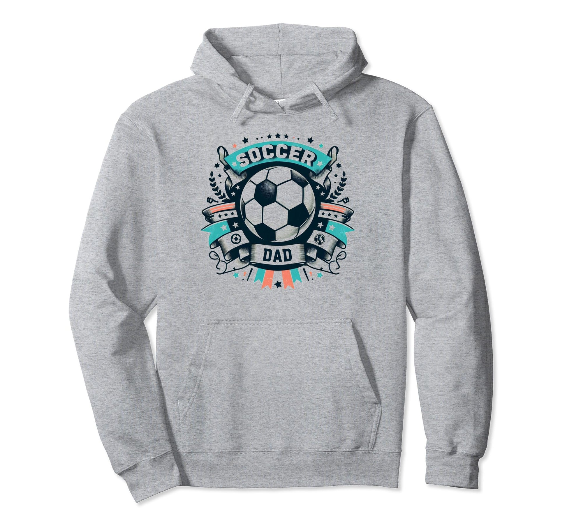Soccer Dad Family Matching Dad Fathers Day Hoodie - Novelty Apparel Unisex - T-Shirt, Sweatshirt, Hoodie