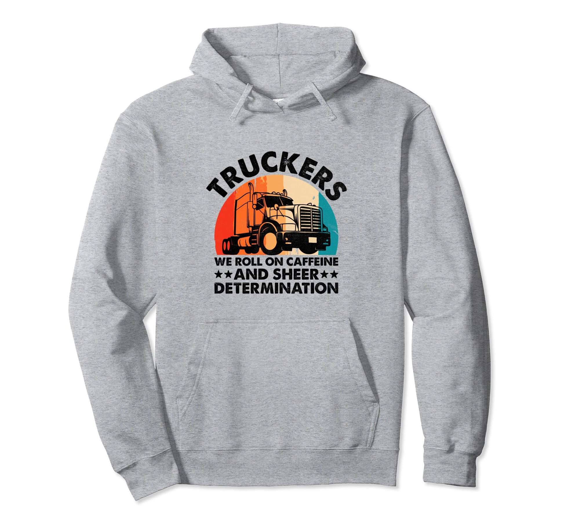 Trucker Driving Dad Trucker Father Truck Hoodie - Graphic Print Unisex - T-Shirt, Sweatshirt, Hoodie