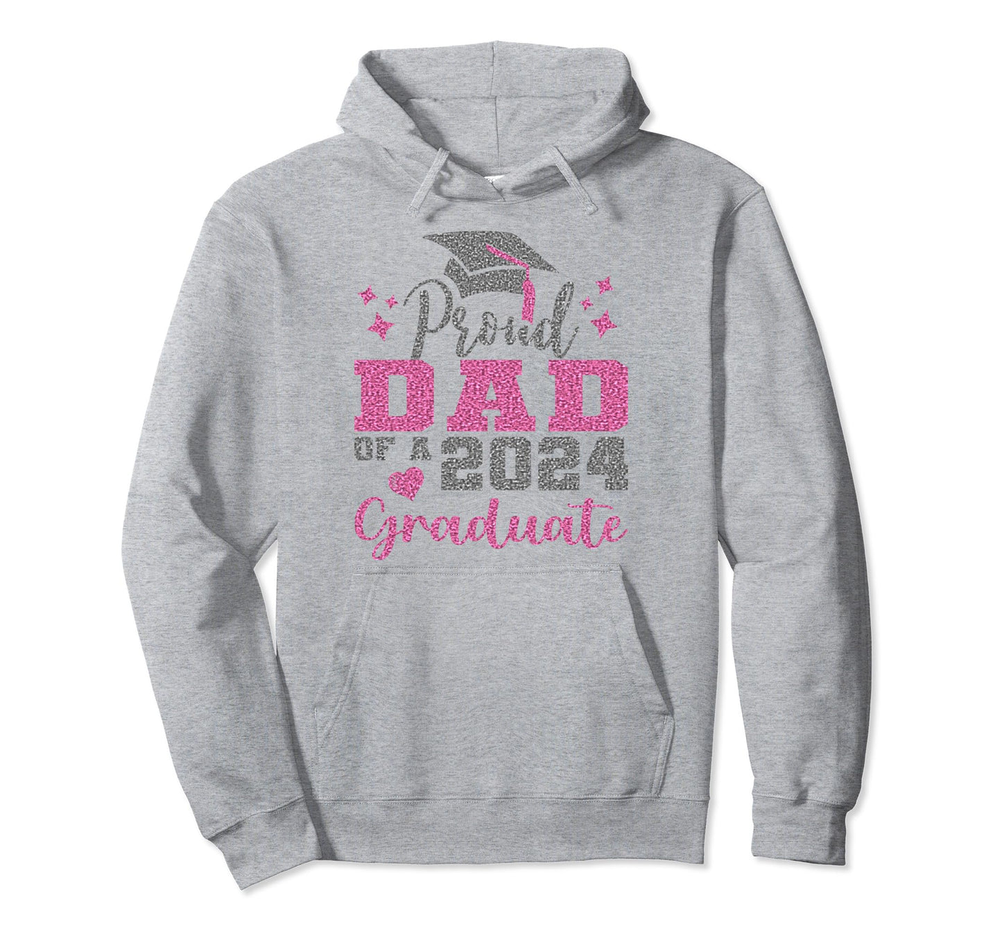 Super Proud Dad 2024 Graduate Awesome Hoodie - Streetwear Style Unisex - T-Shirt, Sweatshirt, Hoodie