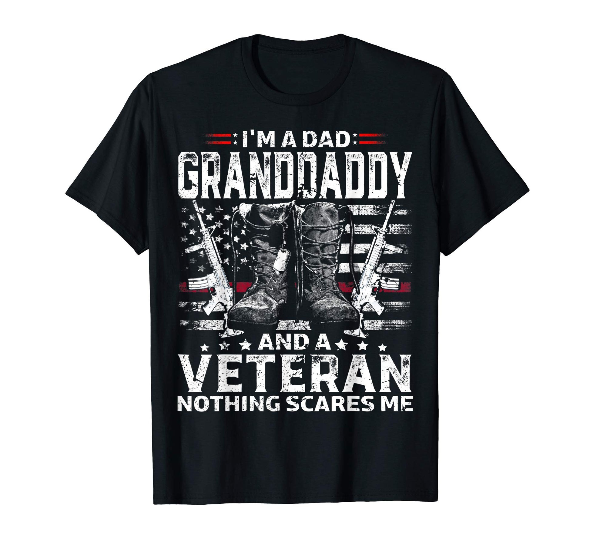 Im Dad Granddaddy Veteran Fathers Day T-Shirt - Trendy Graphic Unisex - T-Shirt, Sweatshirt, Hoodie