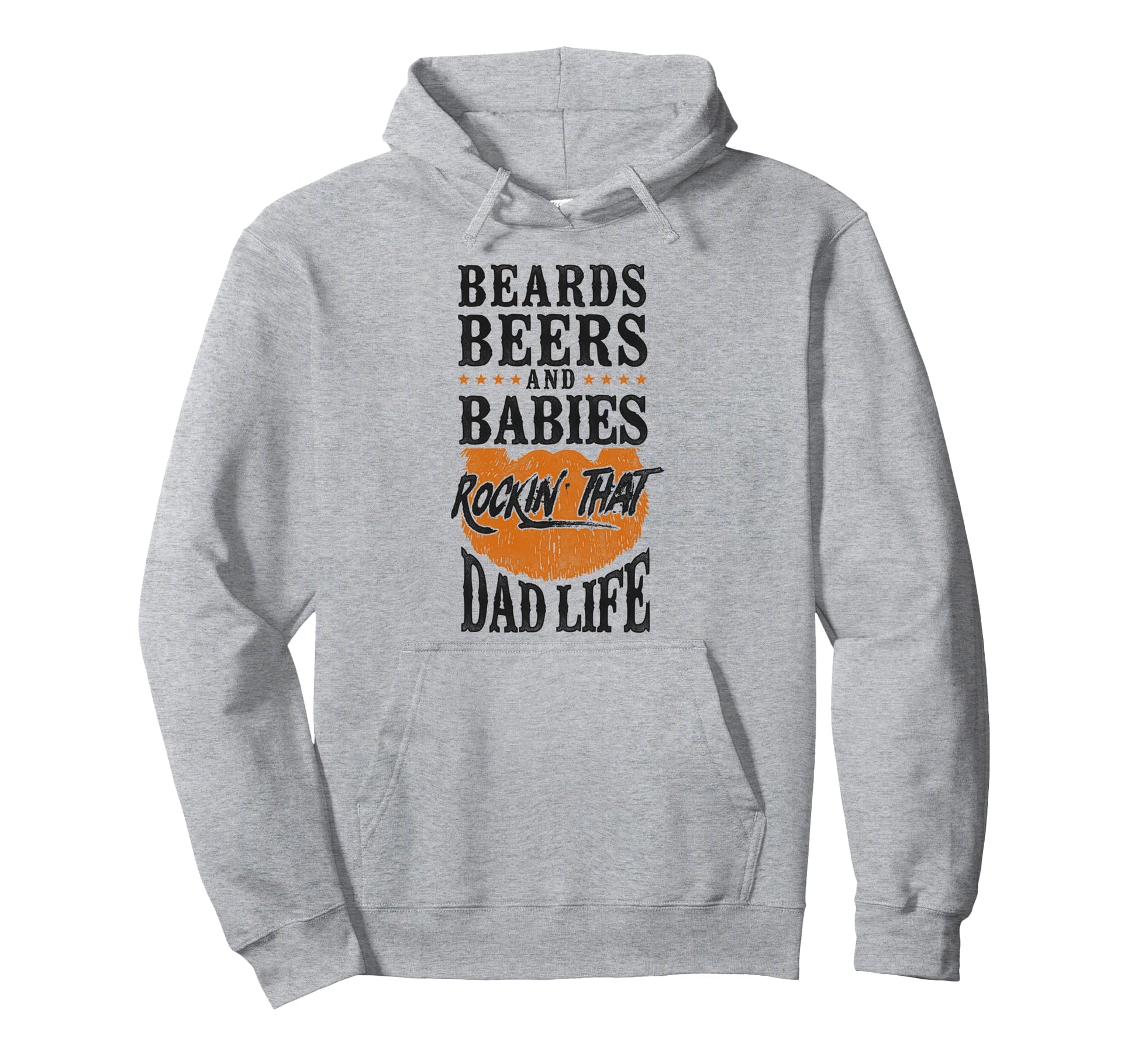 Beard Lover Bearded Dad Ginger Beard Hoodie - Graphic Print for Adults - T-Shirt, Sweatshirt, Hoodie