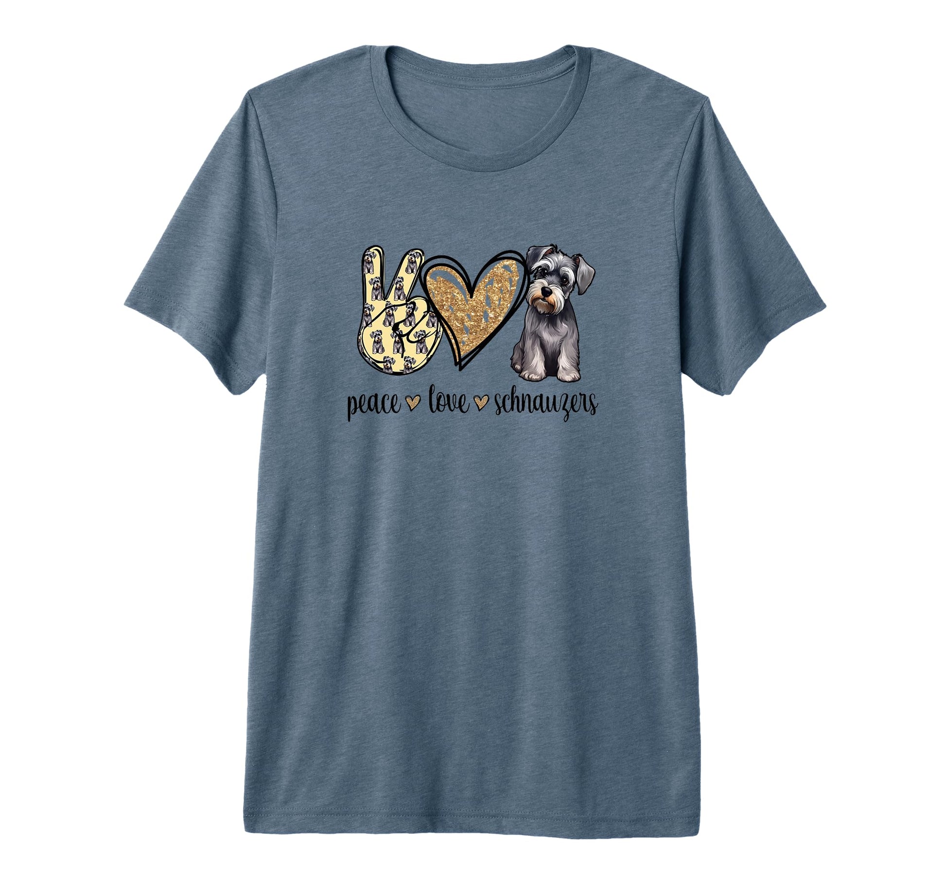 Funny Womens Peace Love Miniature T-Shirt - Unique Graphic Unisex - T-Shirt, Sweatshirt, Hoodie