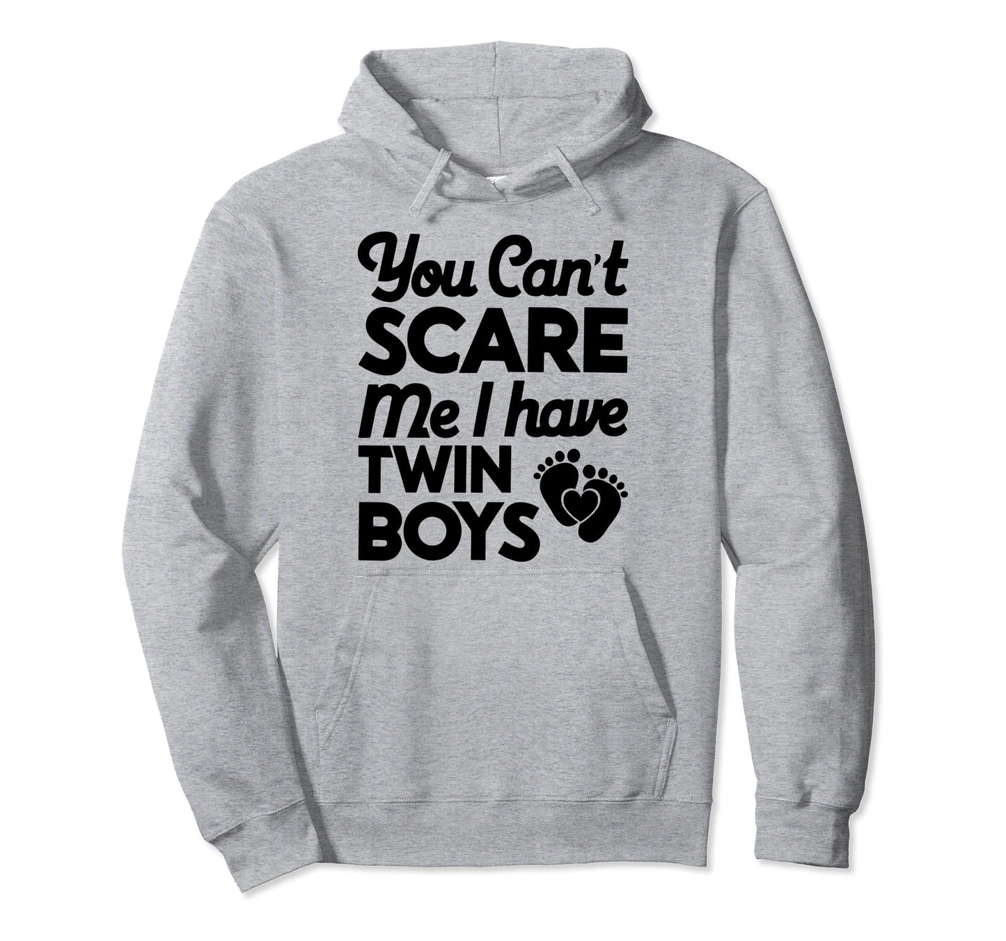 Cant Scare Twin Dad Funny Daddy Hoodie - Streetwear Style Men Women - T-Shirt, Sweatshirt, Hoodie