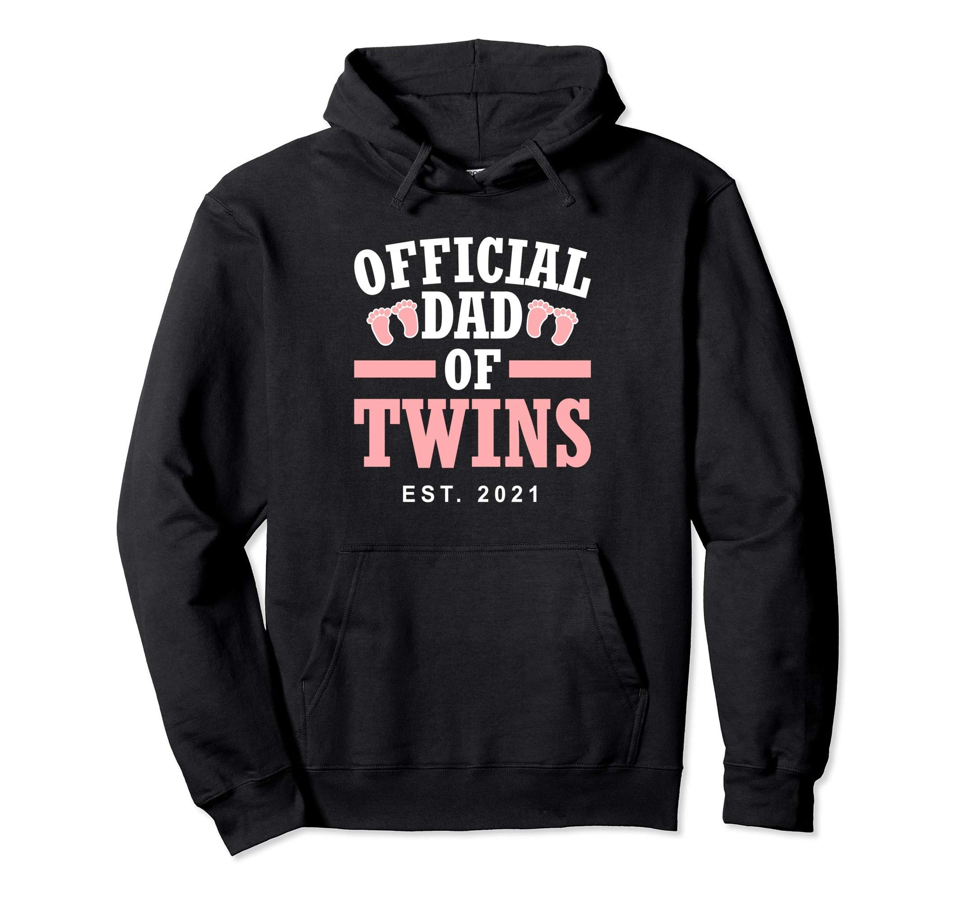 Dad Twins 2021 Father Funny Twin Dad Hoodie - Streetwear Style for Adults - T-Shirt, Sweatshirt, Hoodie