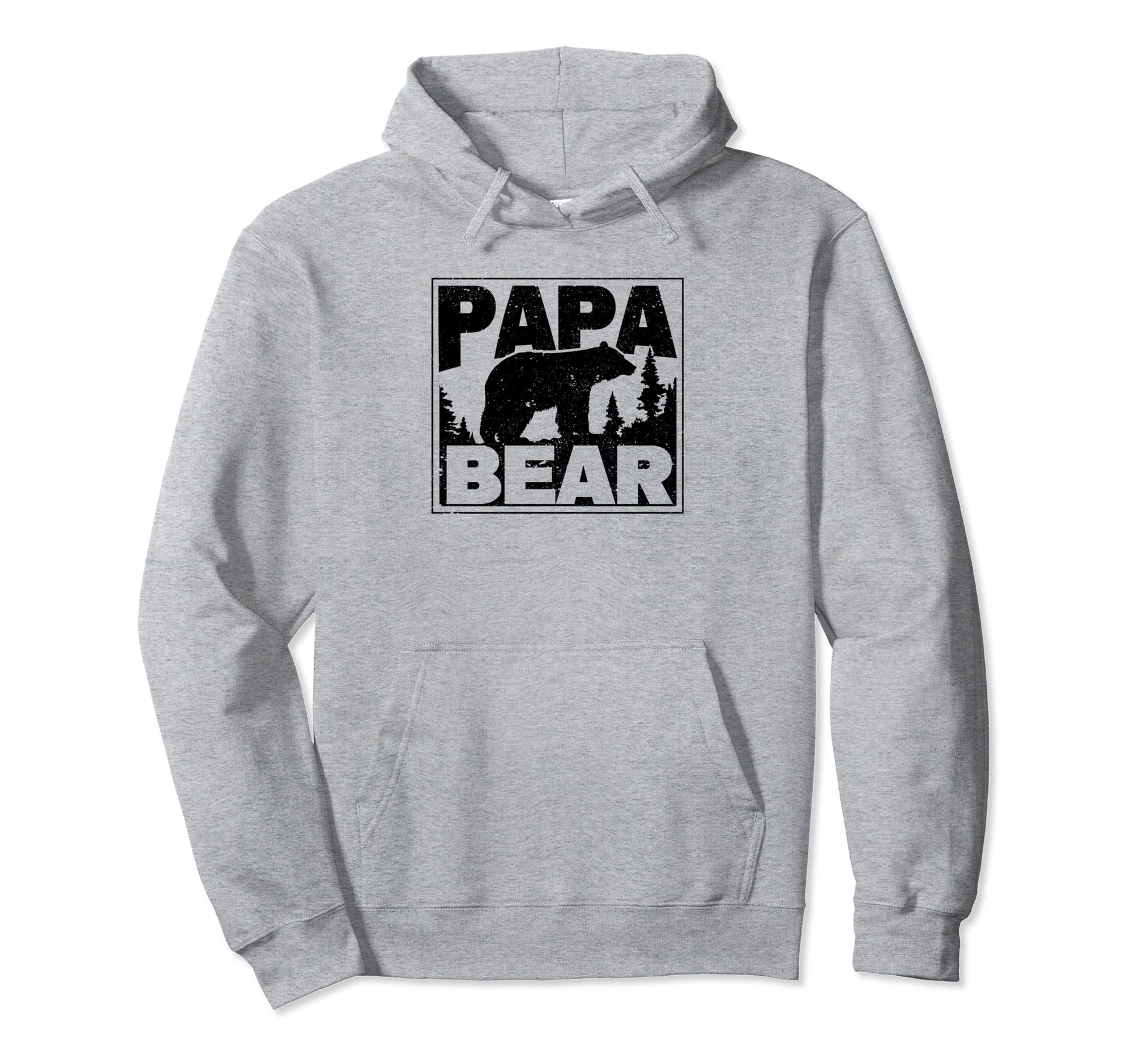 Papa Bear Fathers Day Family Matching Hoodie - Novelty Apparel Unisex - T-Shirt, Sweatshirt, Hoodie