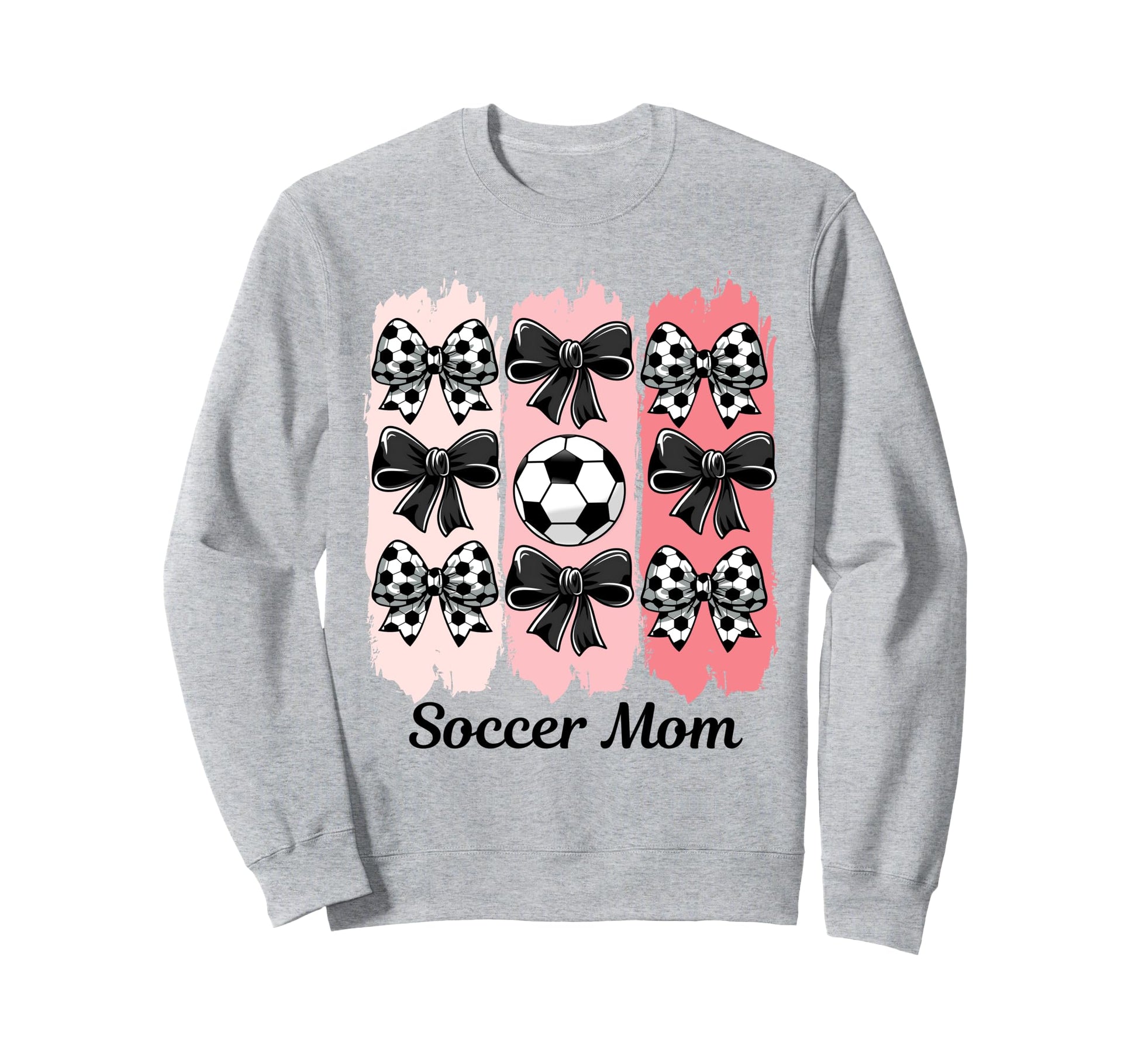 Soccer Mom Coquette Bow Soccer Sweatshirt - Fun Novelty Design for Adults - T-Shirt, Sweatshirt, Hoodie