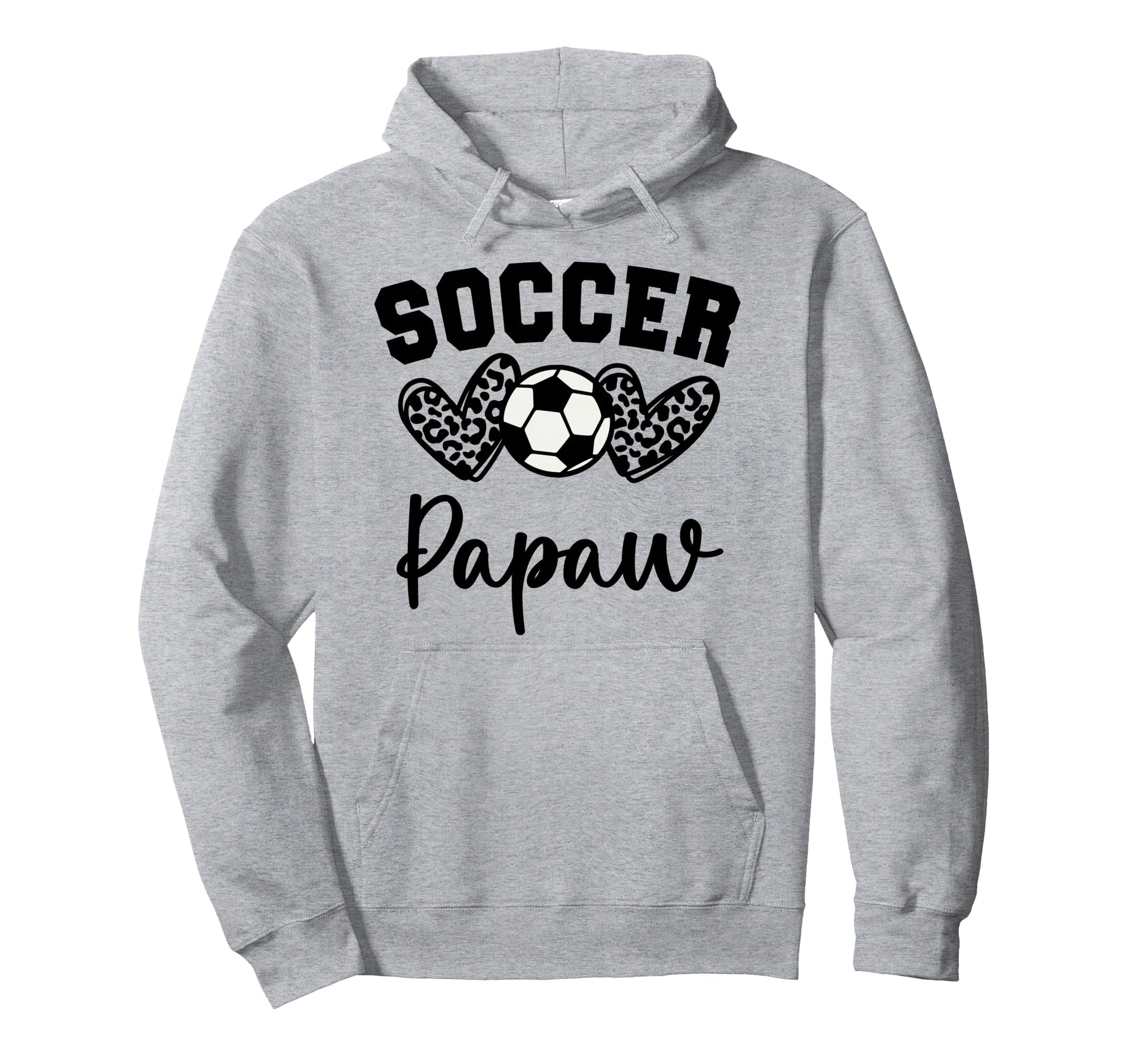 Soccer Papaw Matching Family Soccer Hoodie - Trendy Graphic for Adults - T-Shirt, Sweatshirt, Hoodie