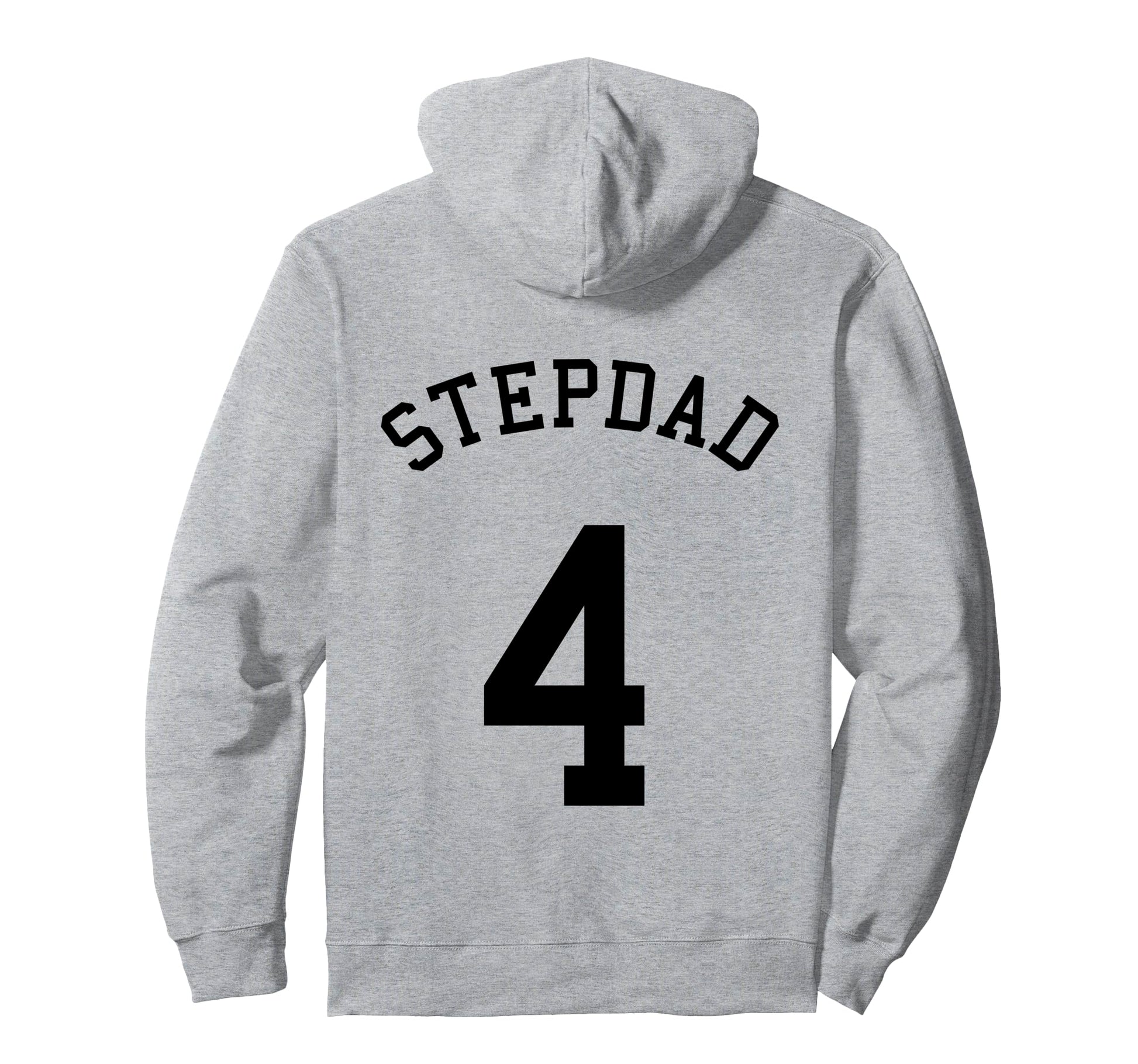 Stepdad Team No 4 Football Soccer Hoodie - Unique Graphic for Adults - T-Shirt, Sweatshirt, Hoodie