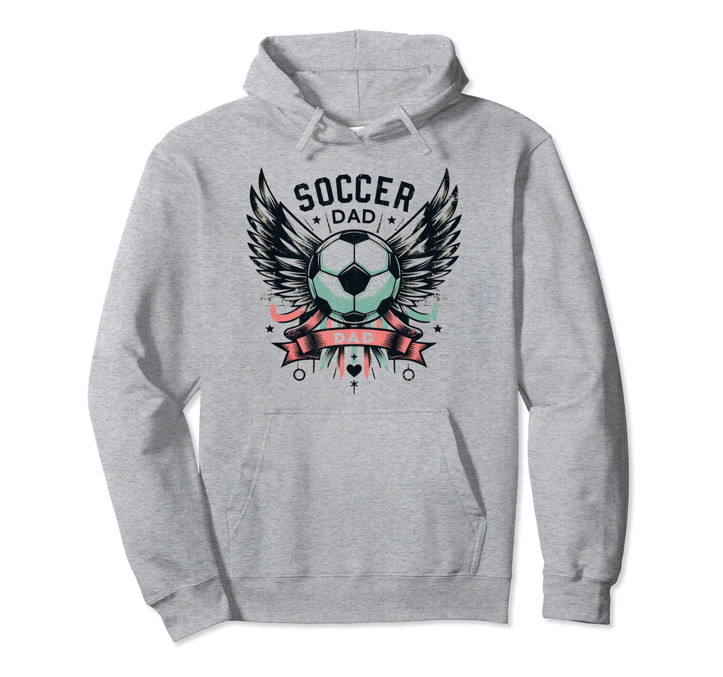 Soccer Dad Family Matching Dad Hoodie - Aesthetic Graphic Men Women - T-Shirt, Sweatshirt, Hoodie