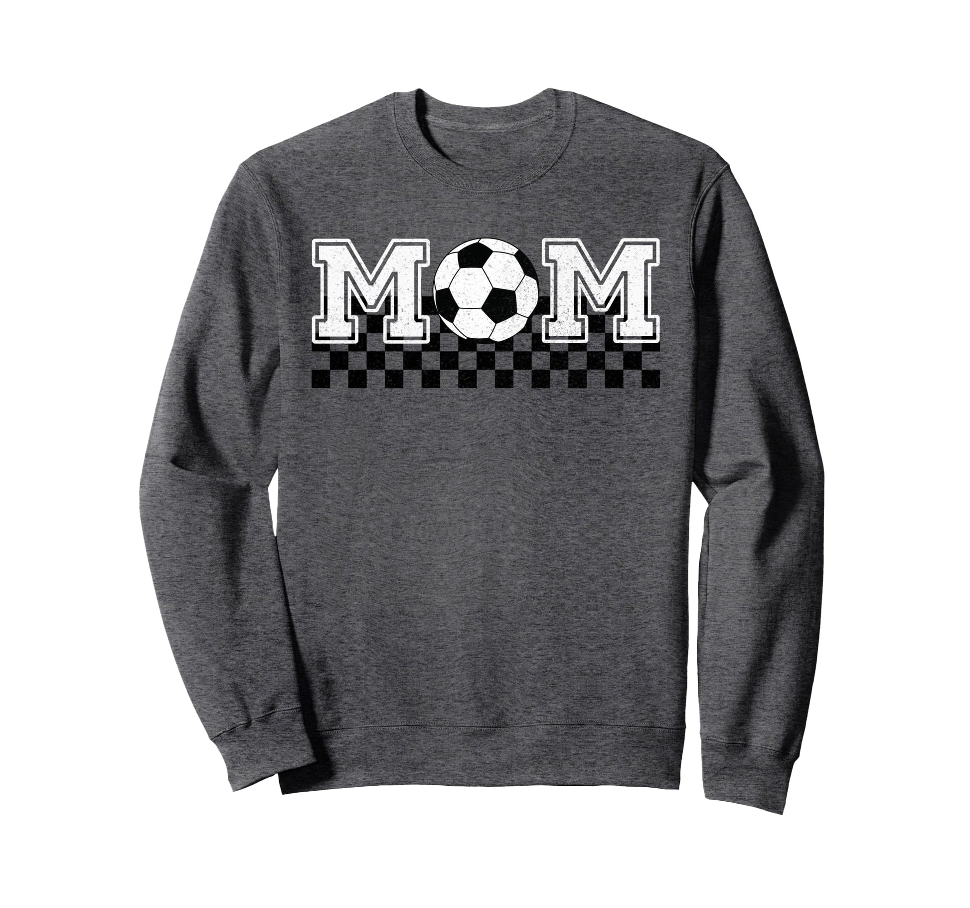 Soccer Mom Soccer Mama Checkered Sweatshirt - Custom Art Print Men Women - T-Shirt, Sweatshirt, Hoodie