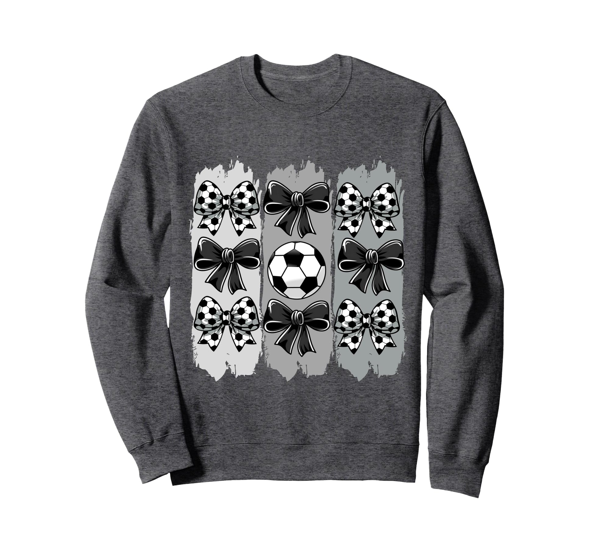 Soccer Coquette Bow Soccer Ball Sweatshirt - Minimalist Print Unisex - T-Shirt, Sweatshirt, Hoodie