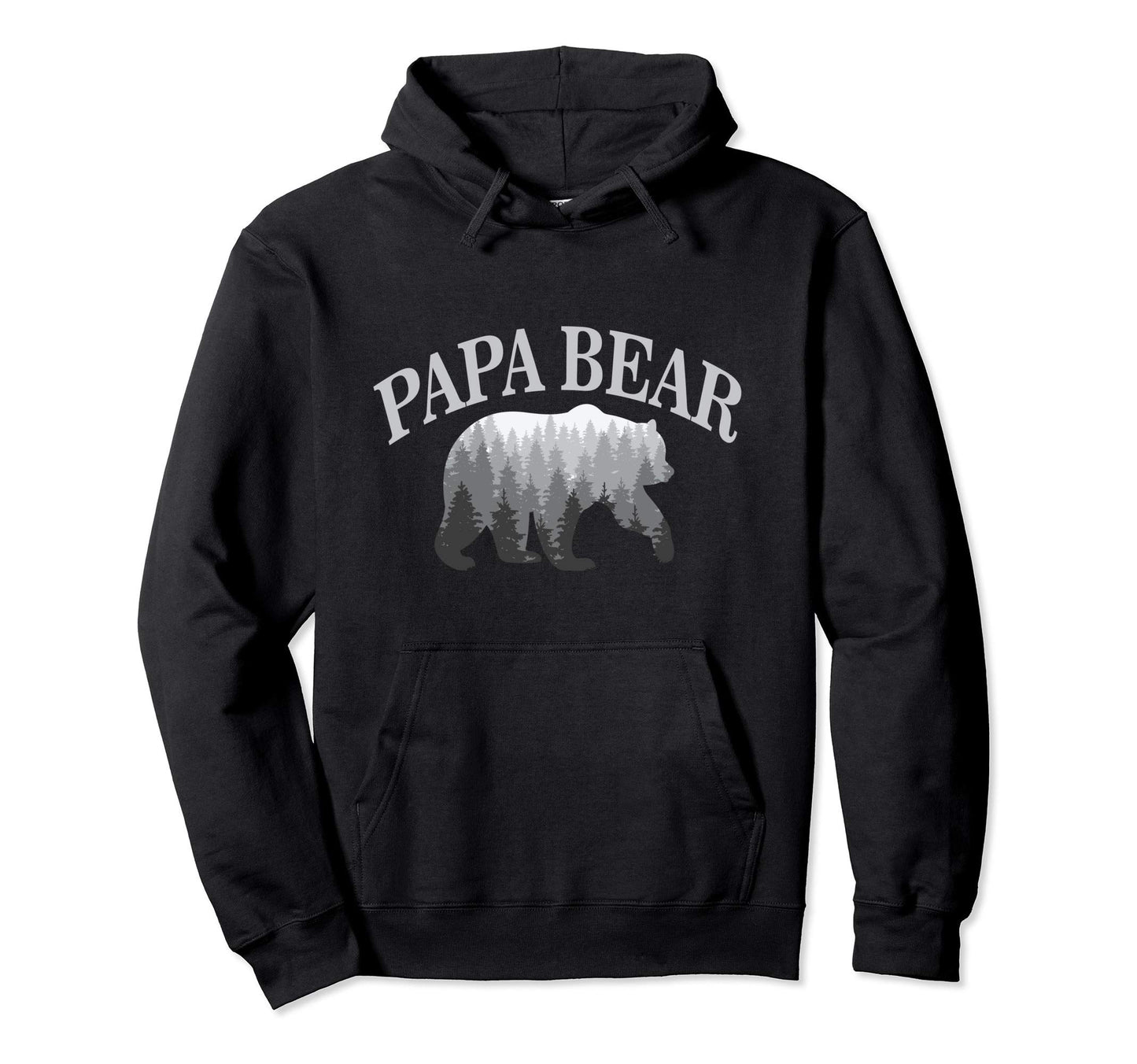 Papa Bear Dad Fathers Day Husband Gift Hoodie - Graphic Print Unisex - T-Shirt, Sweatshirt, Hoodie