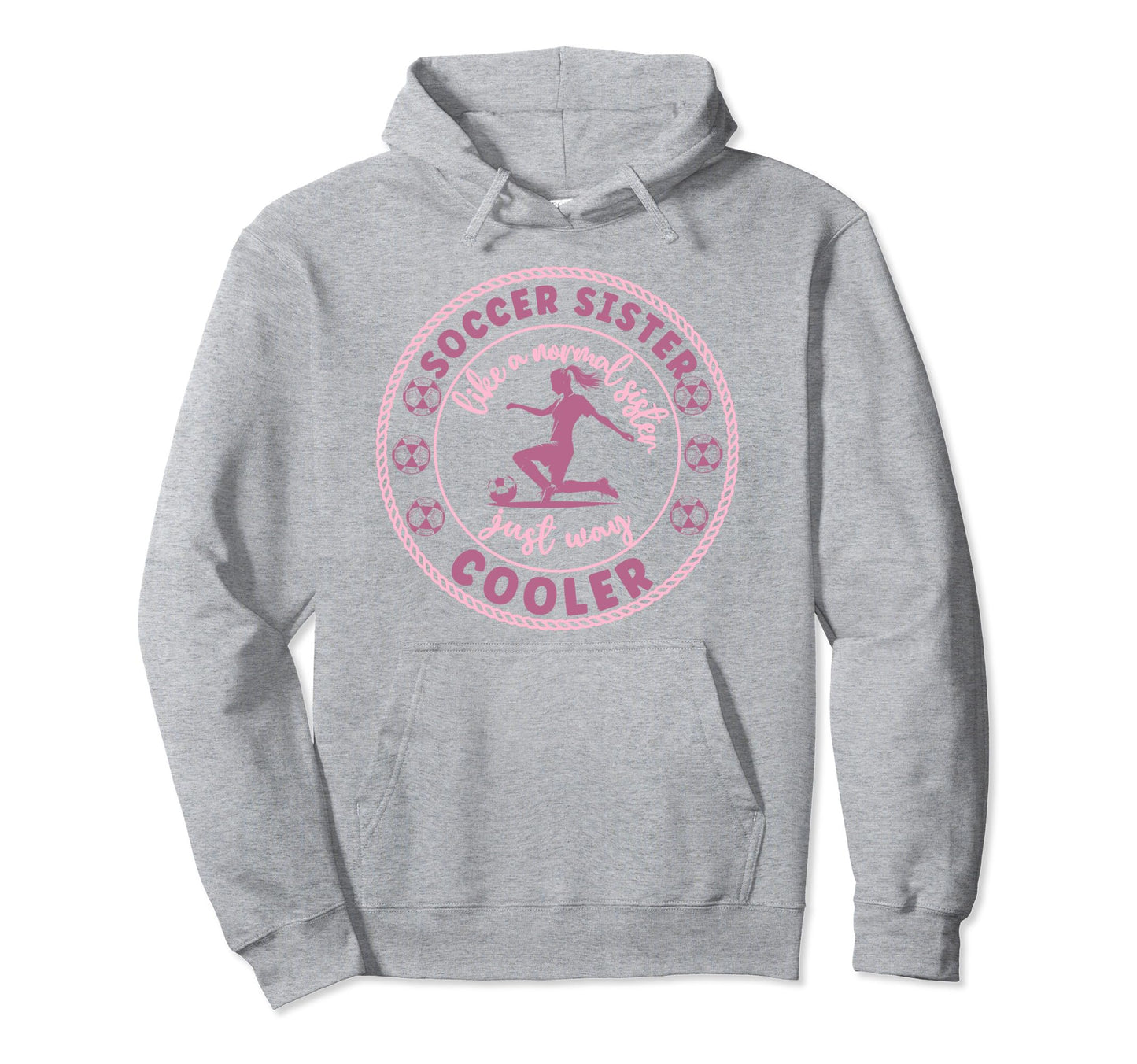 Soccer Sister Soccer Player Soccer Sister Hoodie - Custom Art Print Unisex - T-Shirt, Sweatshirt, Hoodie