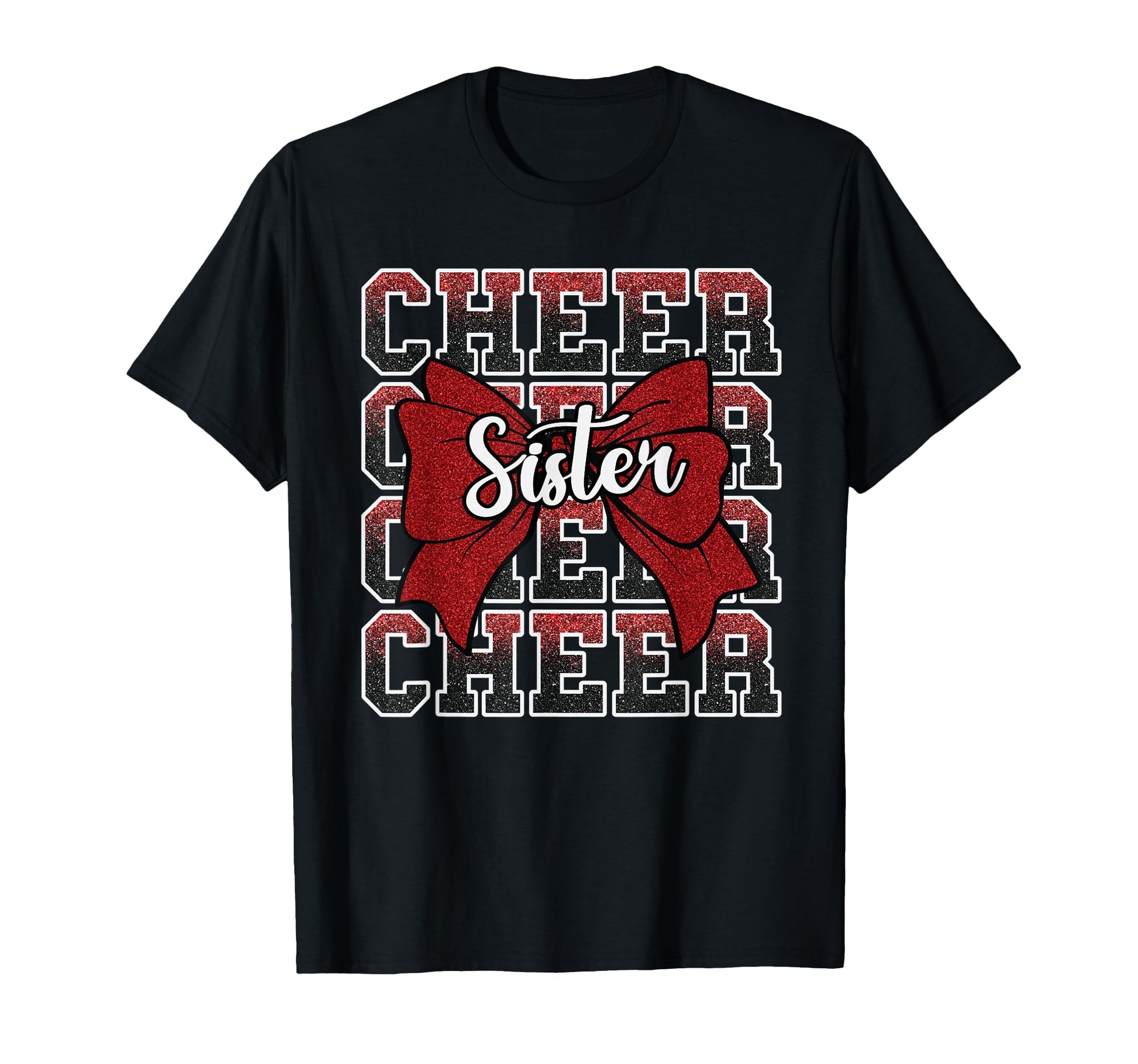 Coquette Cheer Sister Bow Sport T-Shirt - Unique Graphic Unisex - T-Shirt, Sweatshirt, Hoodie