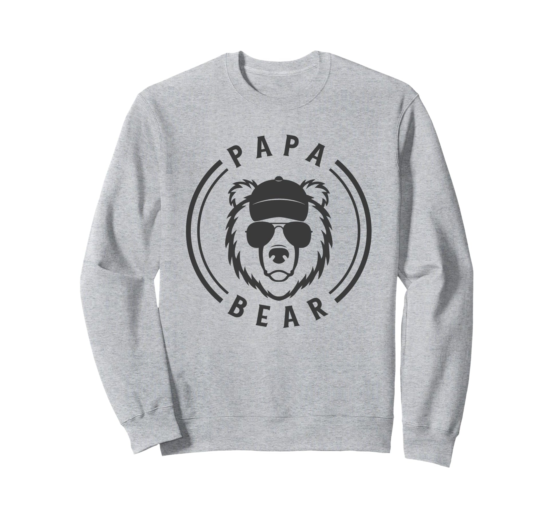 Papa Bear Sunglasses Fun Daddy Fathers Sweatshirt - Trendy Graphic Unisex - T-Shirt, Sweatshirt, Hoodie