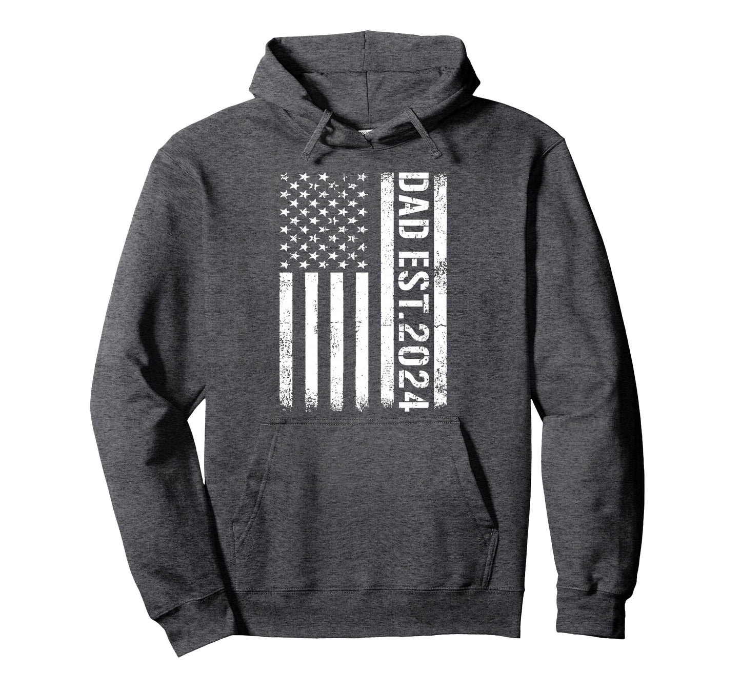 American Dad Est 2024 First Fathers Day Hoodie - Trendy Graphic Men Women - T-Shirt, Sweatshirt, Hoodie
