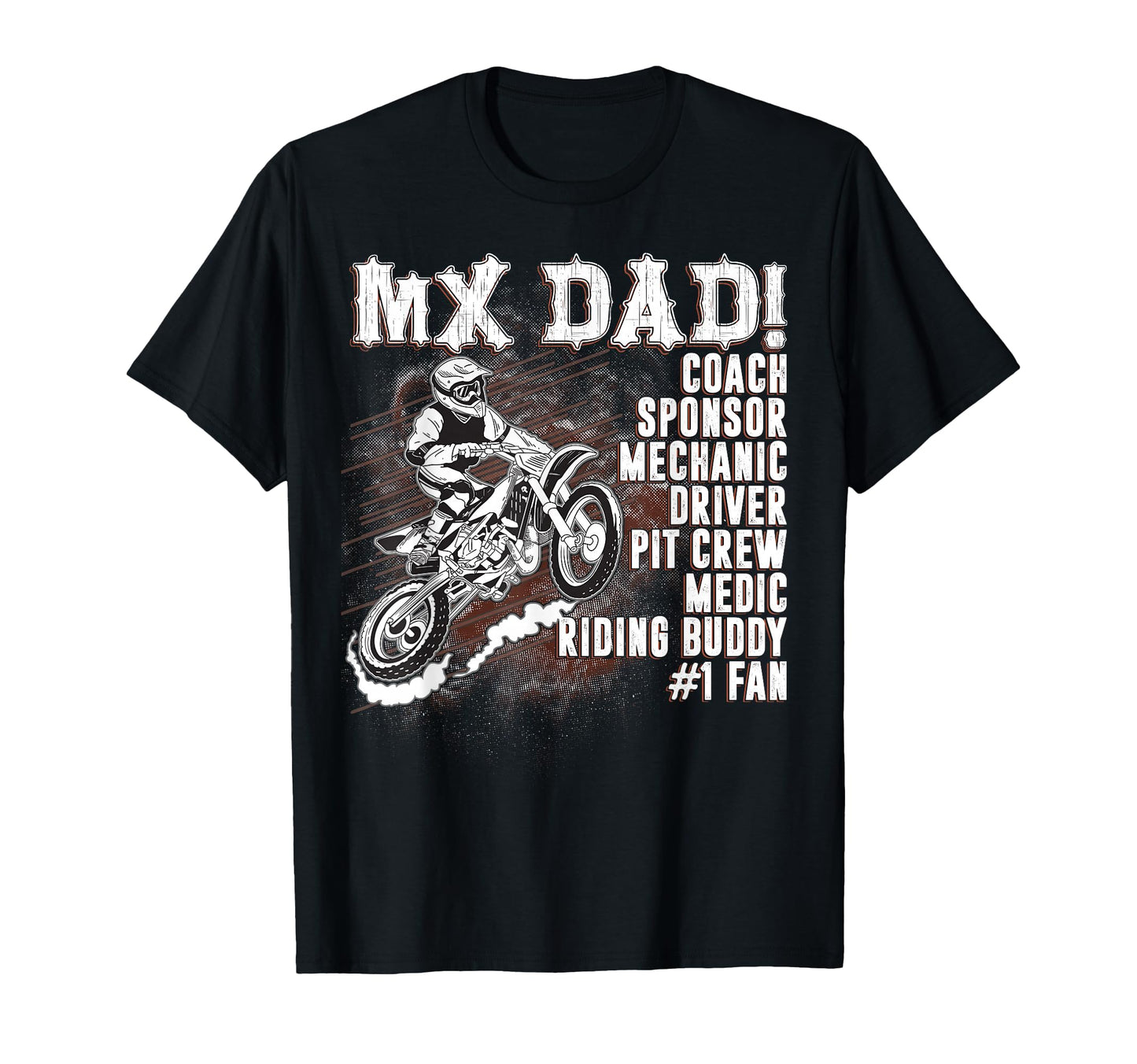 Mx Dad Coach Sponsor Mechanic Driver T-Shirt - Custom Art Print Unisex - T-Shirt, Sweatshirt, Hoodie