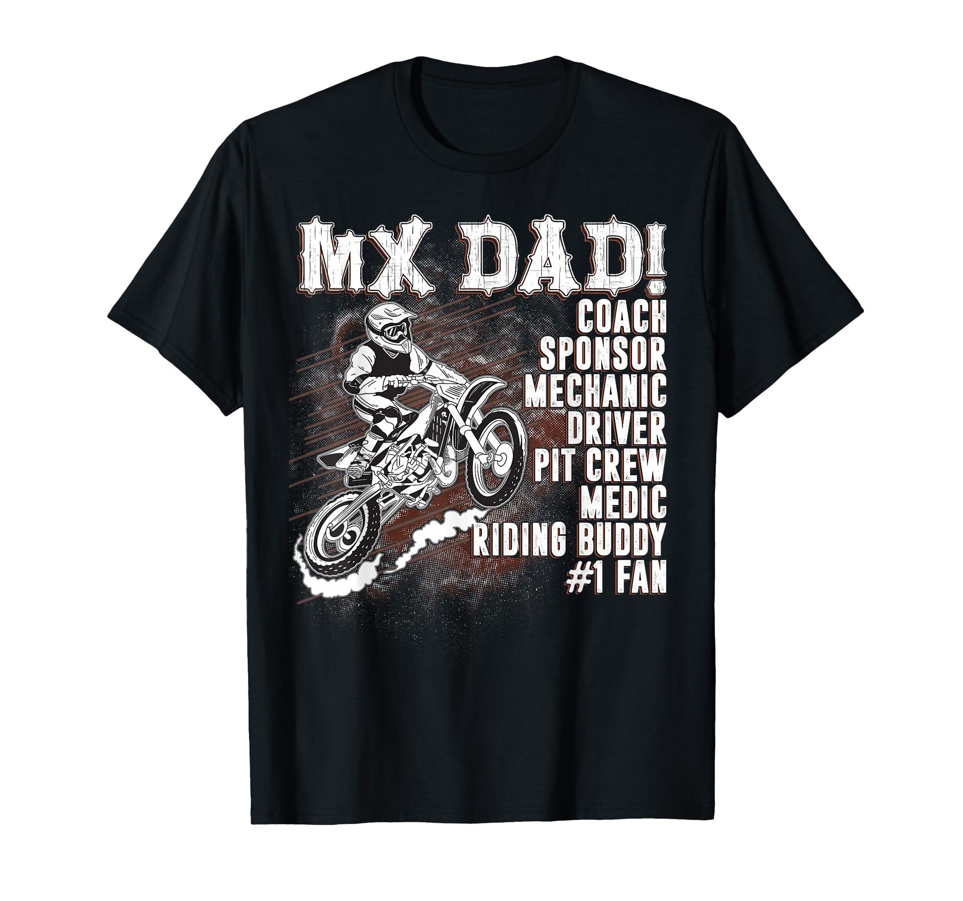 Mx Dad Coach Sponsor Mechanic Driver T-Shirt - Custom Art Print Unisex - T-Shirt, Sweatshirt, Hoodie