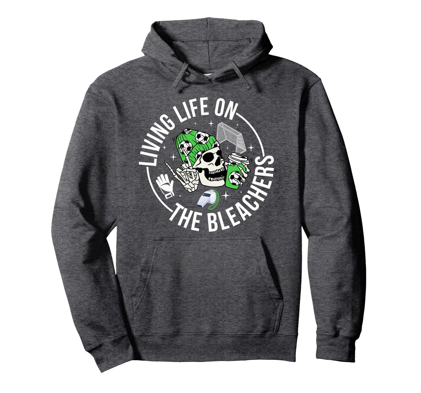 Bleachers Soccer Keeper Mom Soccer Hoodie - Trendy Graphic for Adults - T-Shirt, Sweatshirt, Hoodie