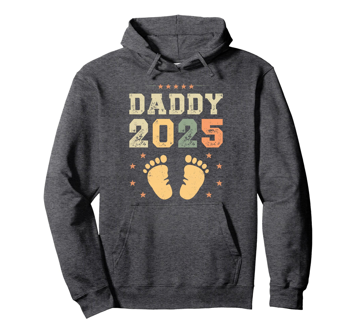 Daddy 2025 First Time Father Hoodie - Casual Everyday Wear for Adults - T-Shirt, Sweatshirt, Hoodie