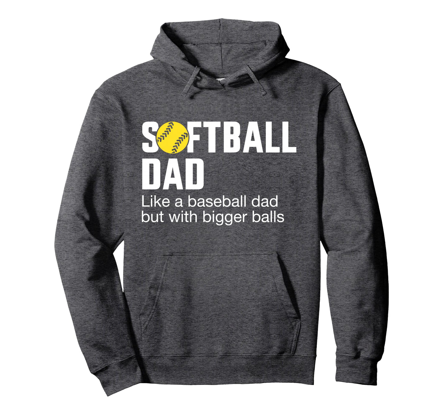 Funny Softball Dad Fathers Day From Hoodie - Custom Art Print Unisex - T-Shirt, Sweatshirt, Hoodie