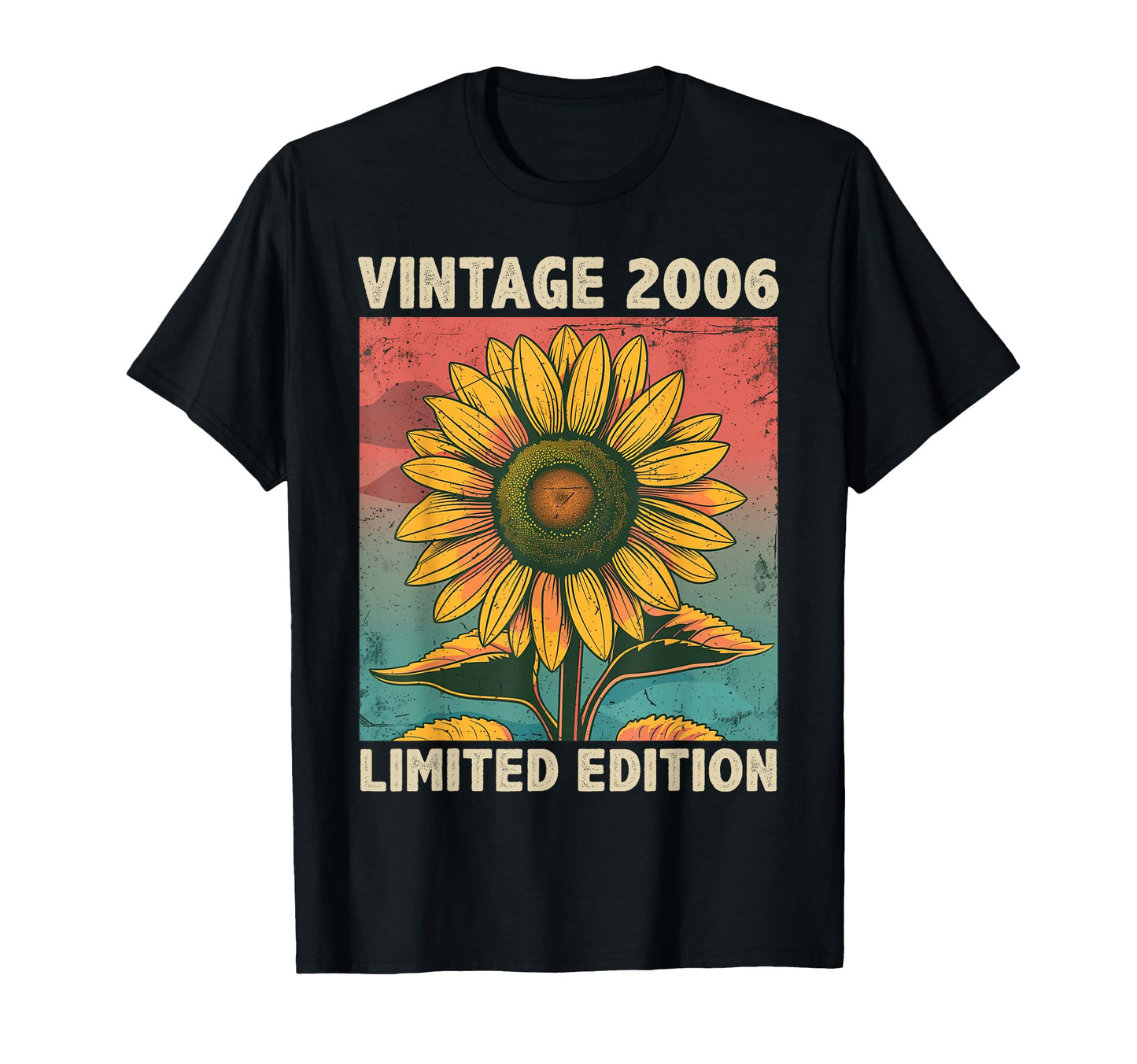 20 Years Old Gift 2006 Sunflower Lover T-Shirt - Trendy Graphic Unisex - T-Shirt, Sweatshirt, Hoodie