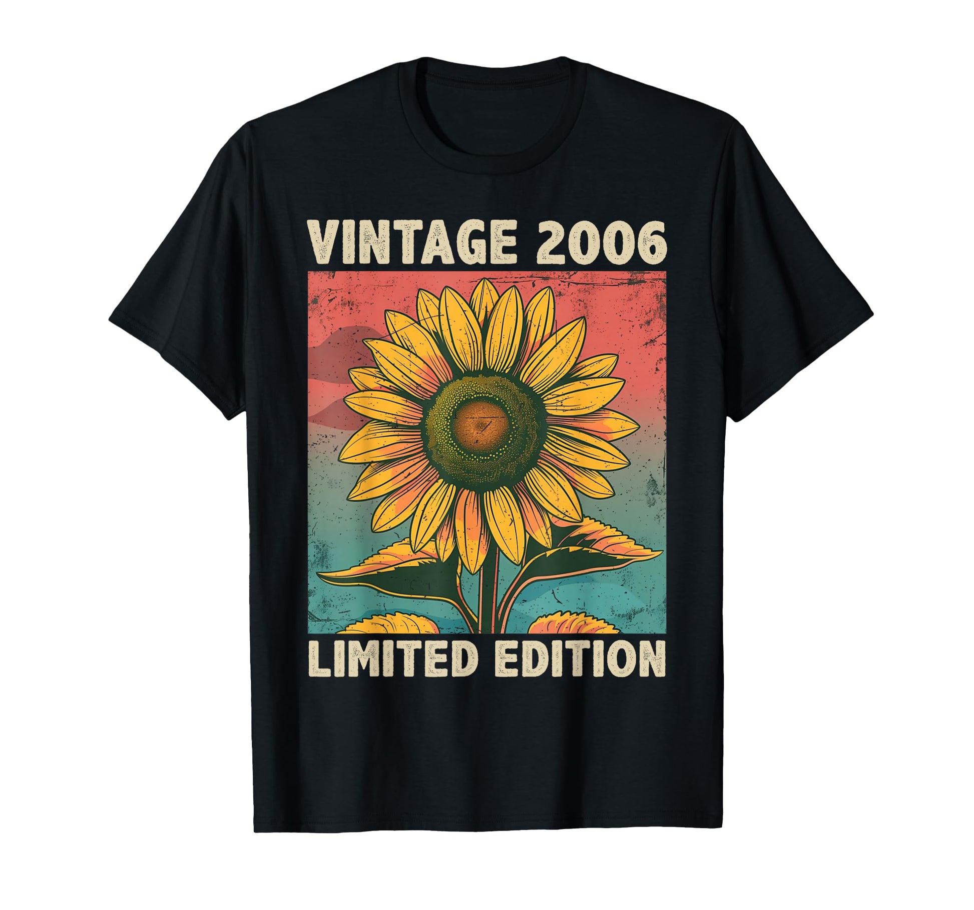 20 Years Old Gift 2006 Sunflower Lover T-Shirt - Trendy Graphic Unisex - T-Shirt, Sweatshirt, Hoodie