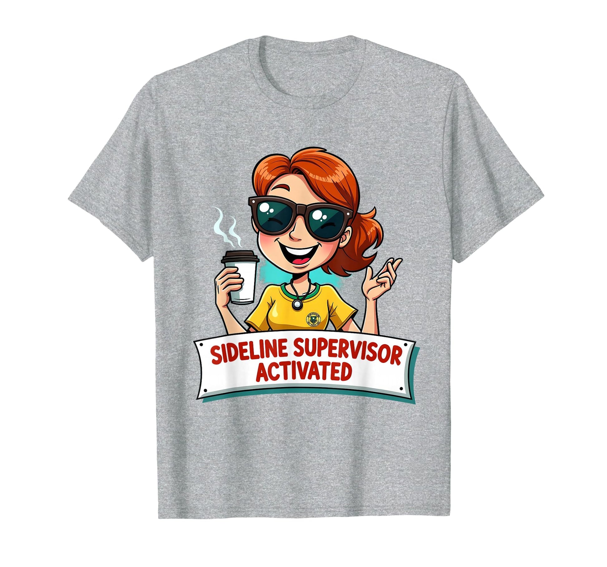 Sideline Supervisor Activated Soccer T-Shirt - Novelty Apparel Men Women - T-Shirt, Sweatshirt, Hoodie